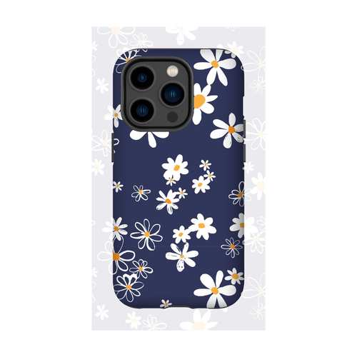 Hardcase Hülle - Navy Daisies