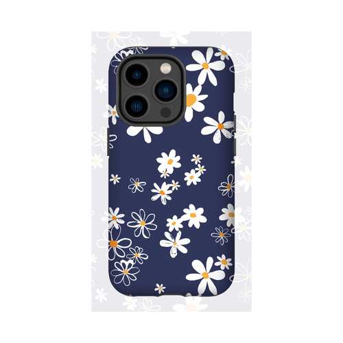 Hardcase Hülle - Navy Daisies