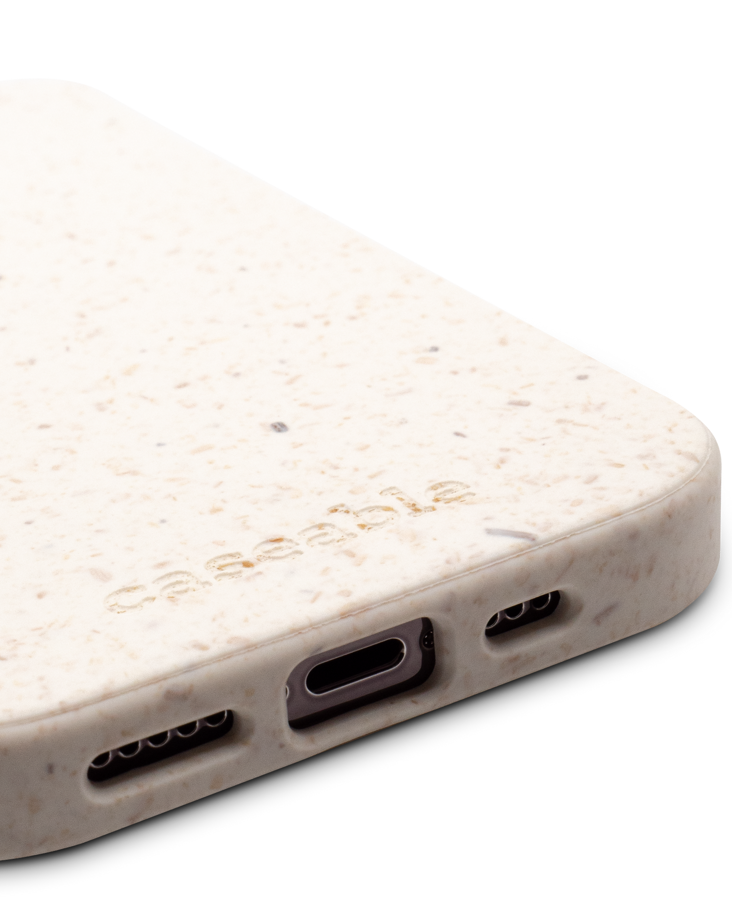White Nachhaltige Handyhülle Apple iPhone 15 Pro