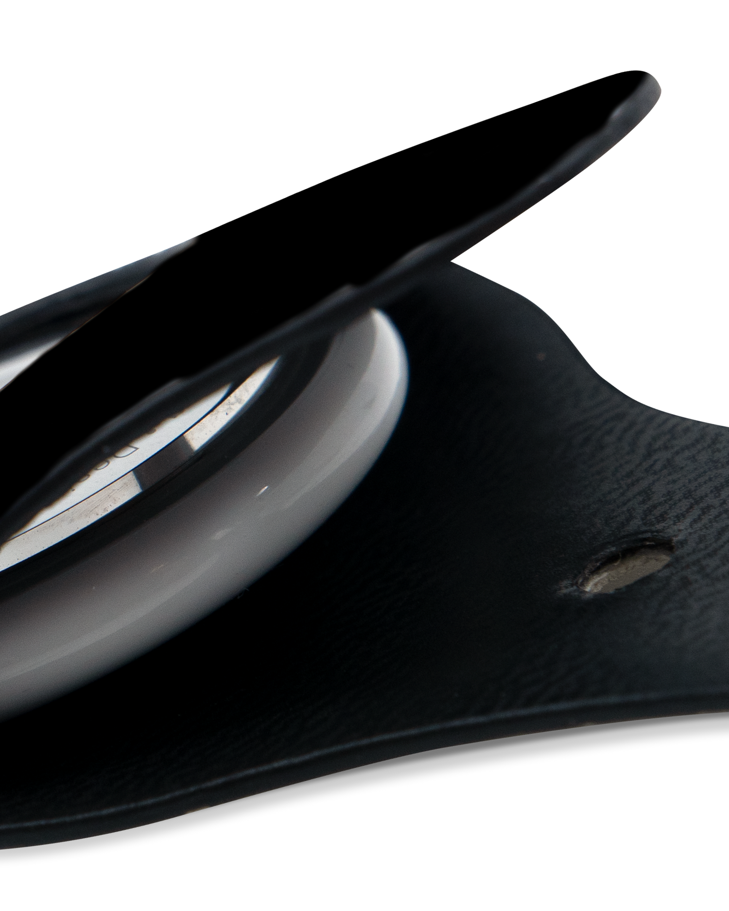 Close-Up: AirTag Anhänger mit ISG Black Design