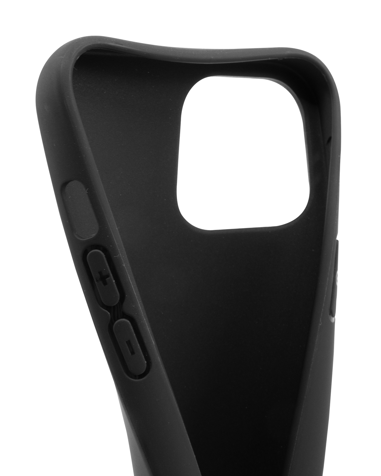 Schwarze Silikon Handyhülle für iPhone 12 Pro Max: Sehr elastisch
