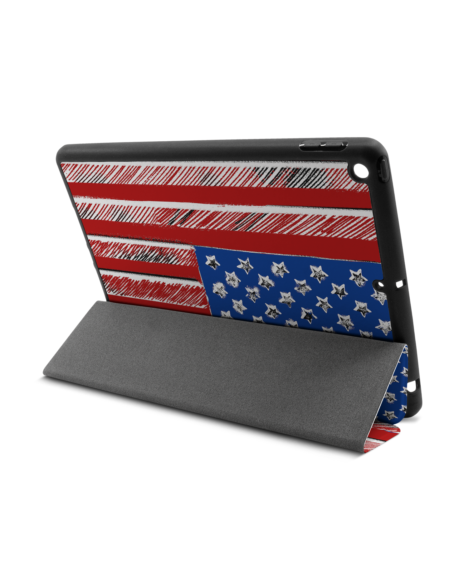 American Flag Color iPad Hülle mit Stifthalter Apple iPad 9 10.2