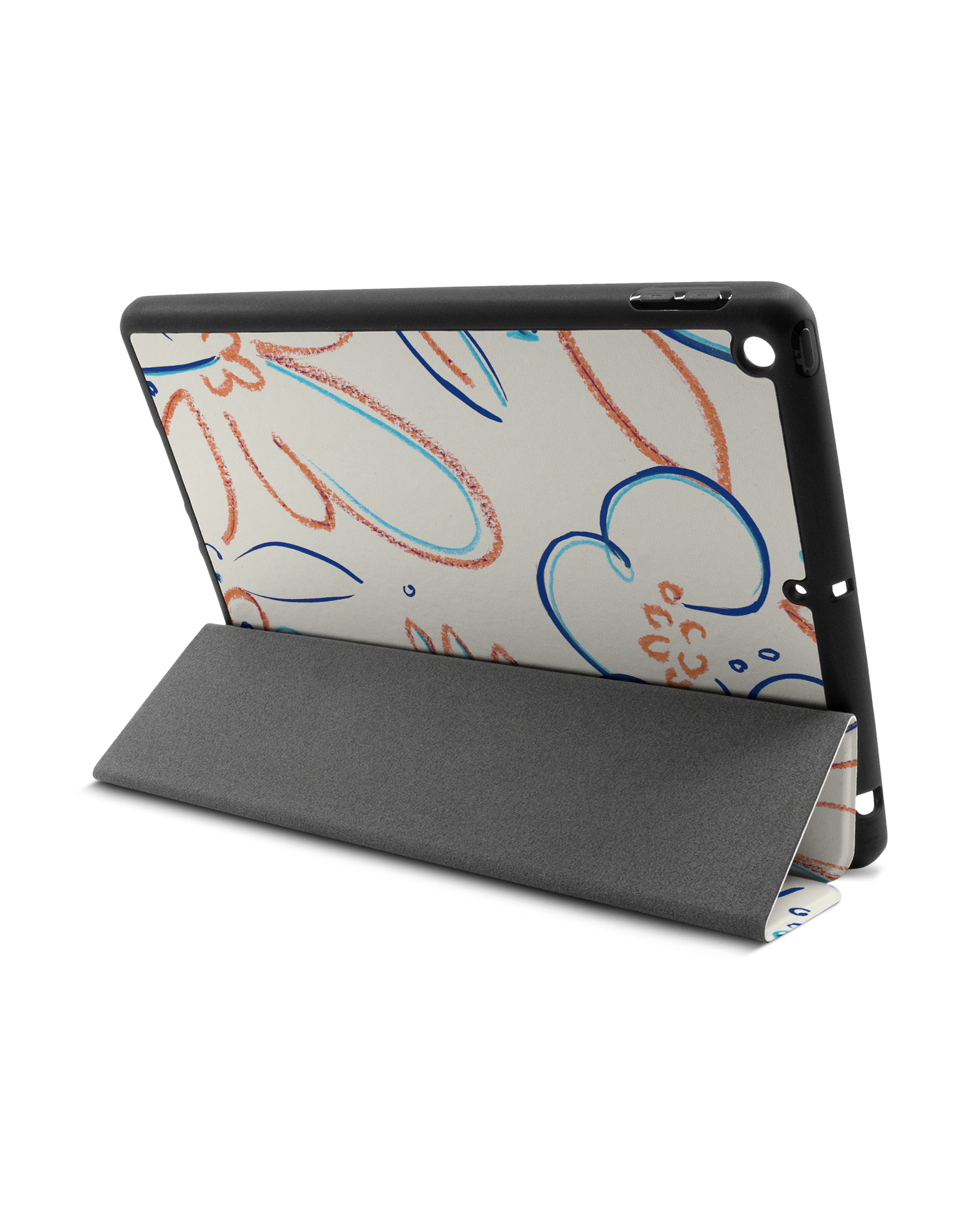 Bloom Doodles iPad Hülle mit Stifthalter Apple iPad 9 10.2