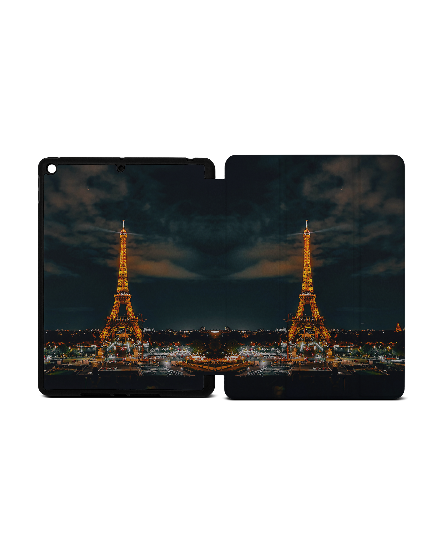 Eiffel Tower By Night iPad Hülle mit Stifthalter Apple iPad 9 10.2