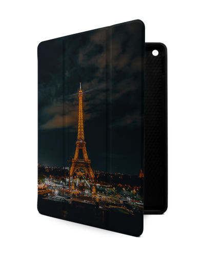 Eiffel Tower By Night iPad Hülle mit Stifthalter Apple iPad 9 10.2" (2021), Apple iPad 8 10.2" (2020), Apple iPad 7 10.2" (2019)