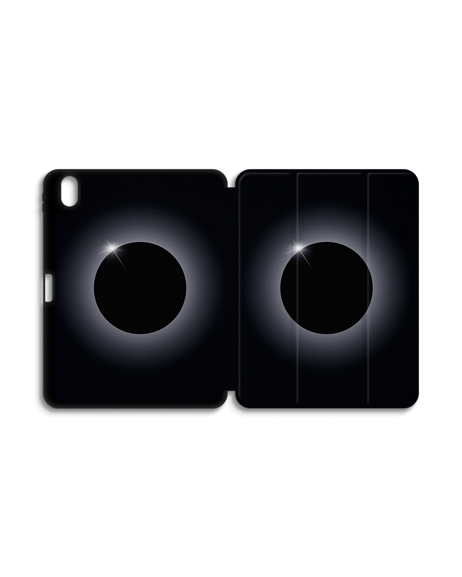 Eclipse iPad Hülle mit Stifthalter für Apple iPad (10. Generation): Geöffnet Außenansicht