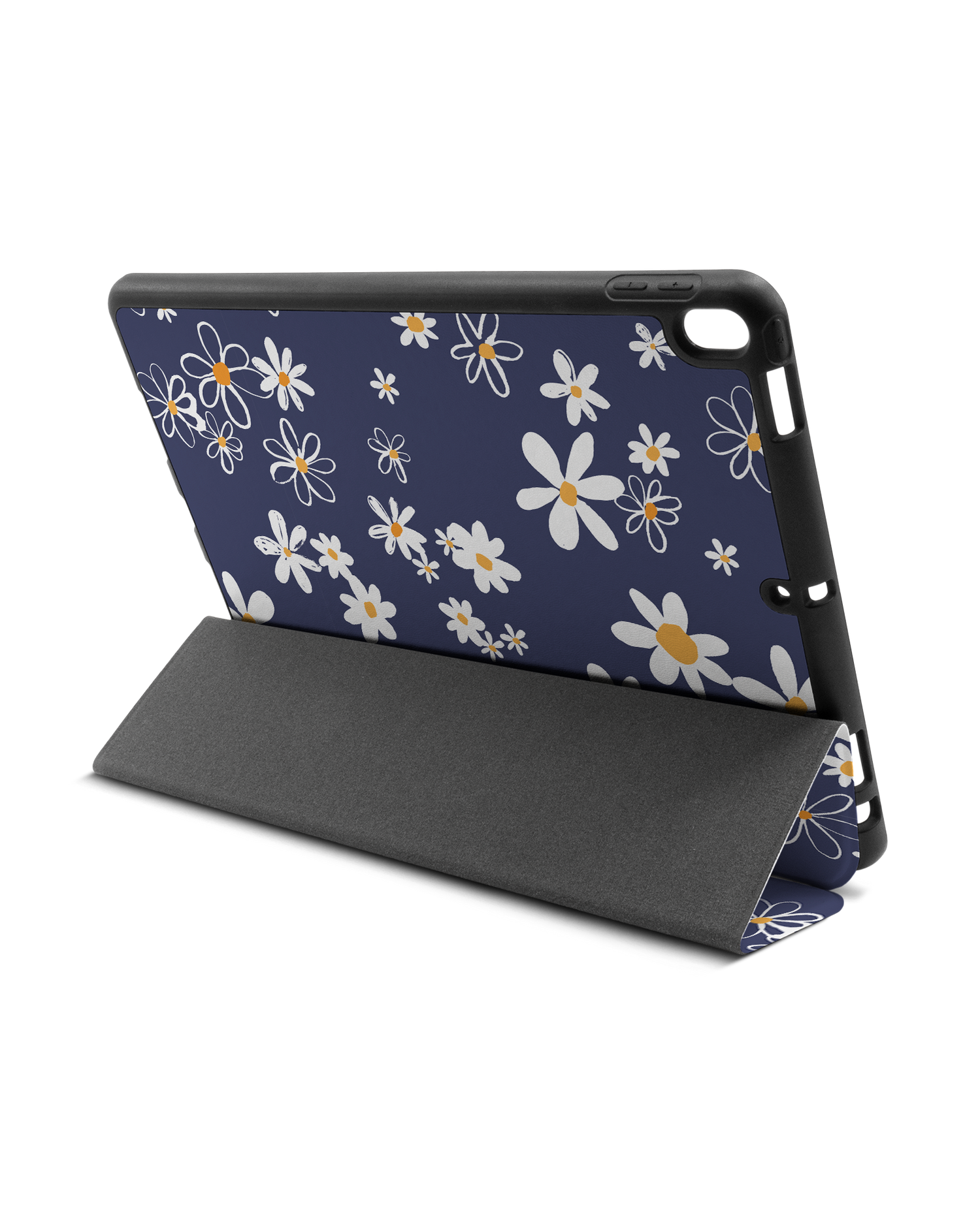 Navy Daisies iPad Hülle mit Stifthalter Apple iPad Pro 10.5