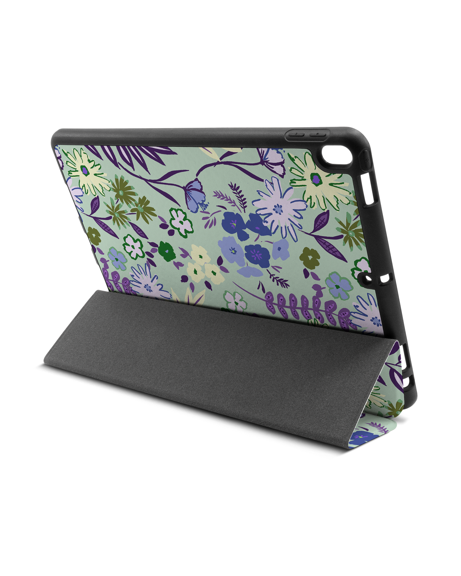 Pretty Purple Flowers iPad Hülle mit Stifthalter Apple iPad Pro 10.5