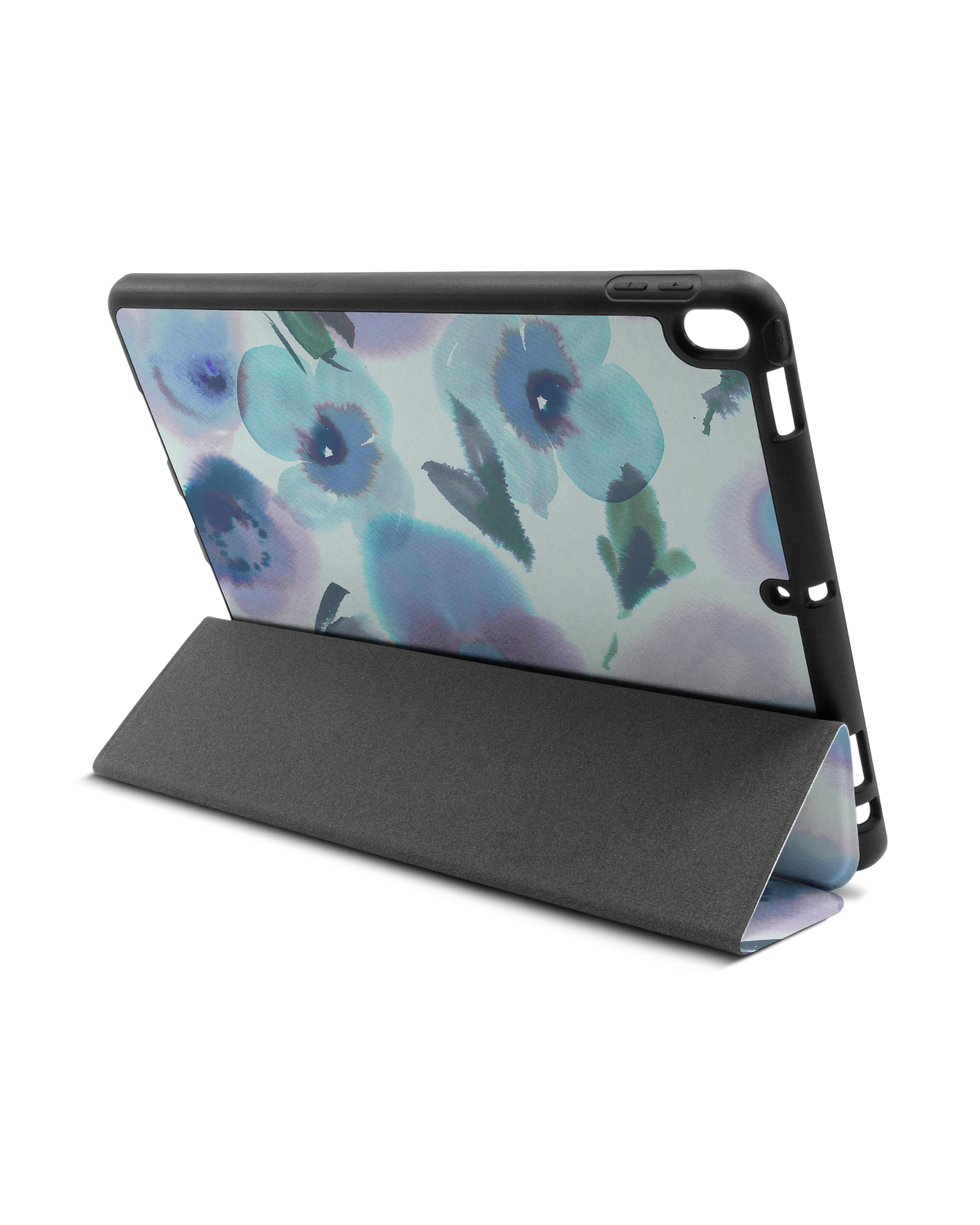 Watercolour Flowers Blue iPad Hülle mit Stifthalter Apple iPad Pro 10.5