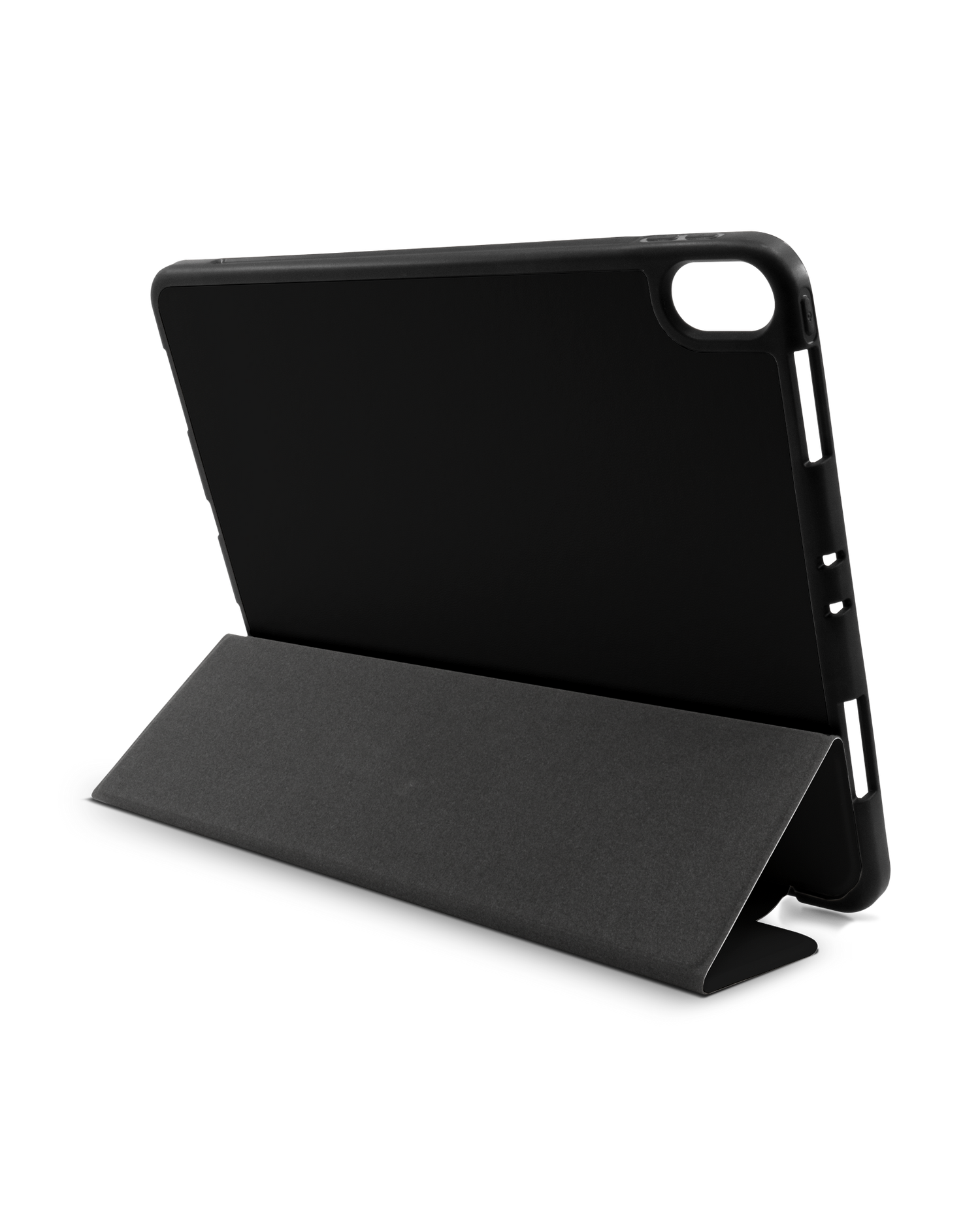 BLACK iPad Hülle mit Stifthalter Apple iPad Pro 11'' (2018): Aufgestellt im Querformat von hinten
