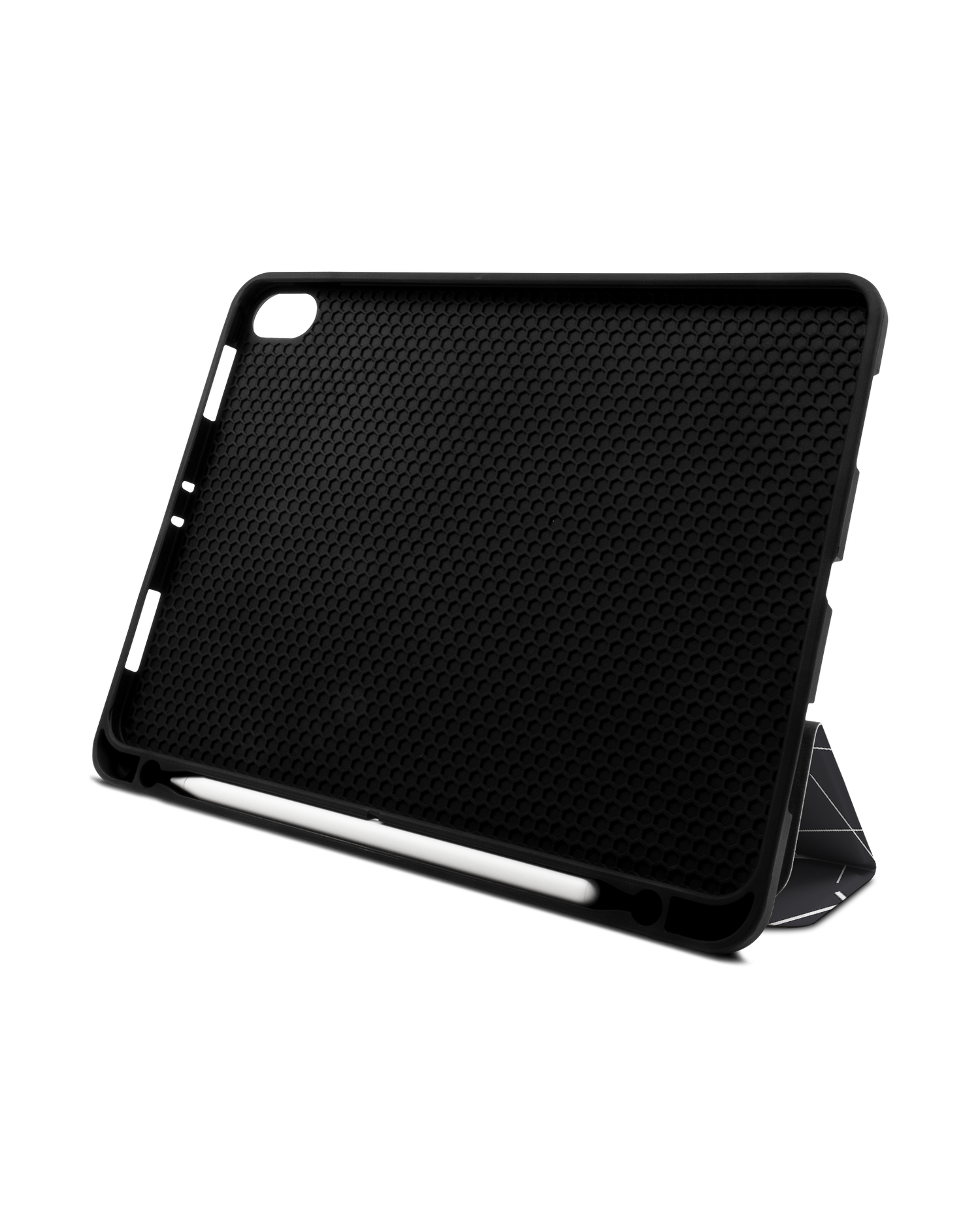 Grids iPad Hülle mit Stifthalter Apple iPad Pro 11'' (2018): Aufgestellt im Querformat von vorne