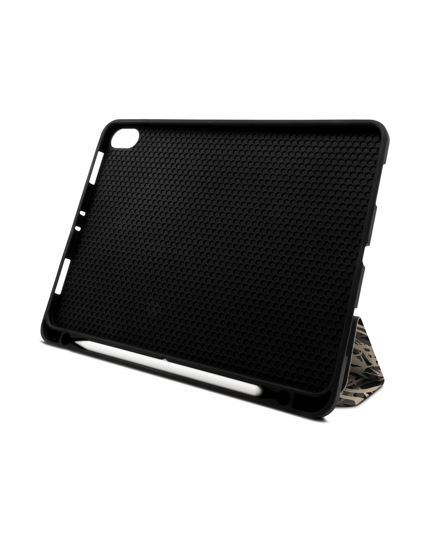 Bamboo Pattern iPad Hülle mit Stifthalter Apple iPad Pro 11'' (2018): Aufgestellt im Querformat von vorne