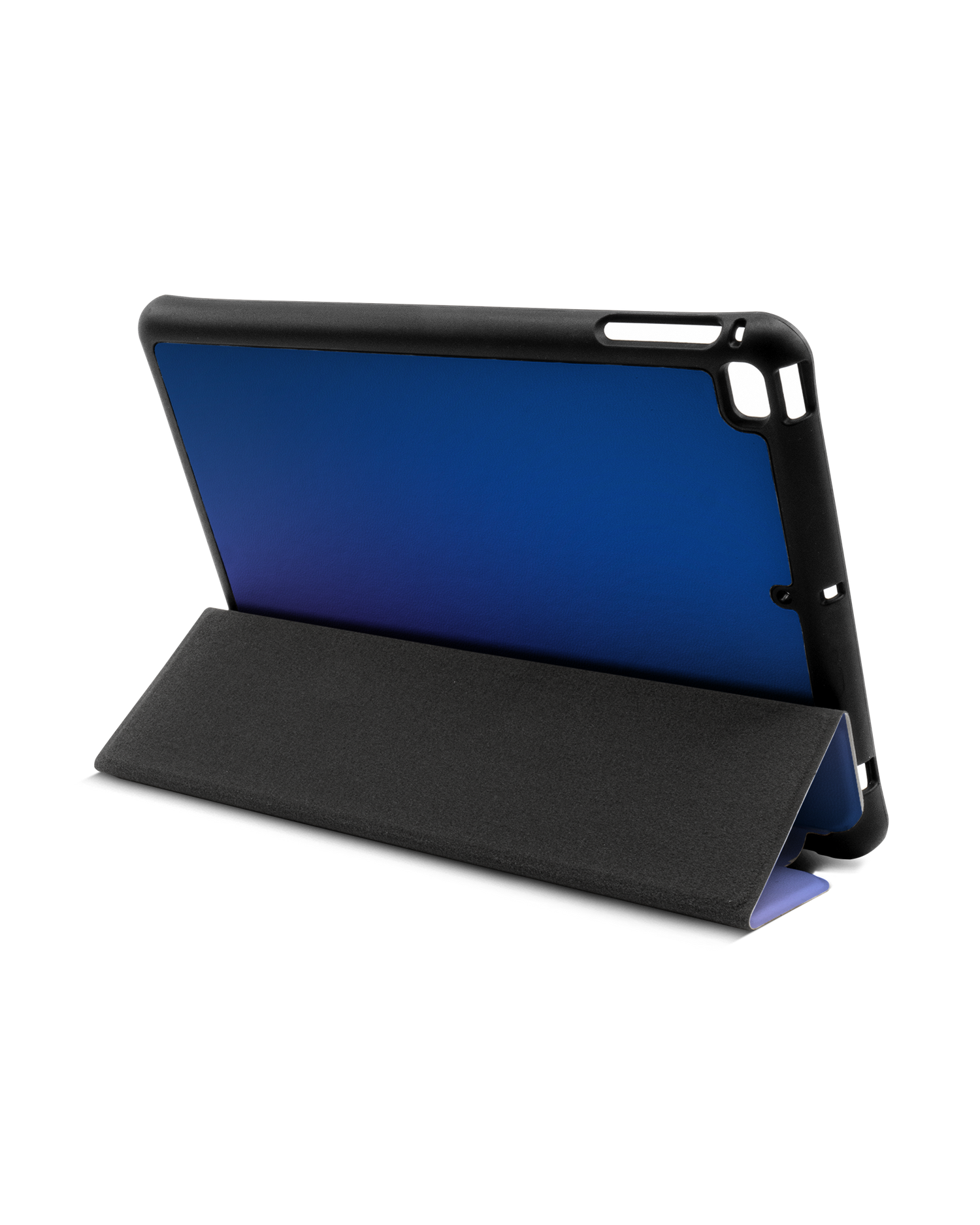 Blueberry iPad Hülle mit Stifthalter Apple iPad mini 5 (2019): Aufgestellt im Querformat von hinten