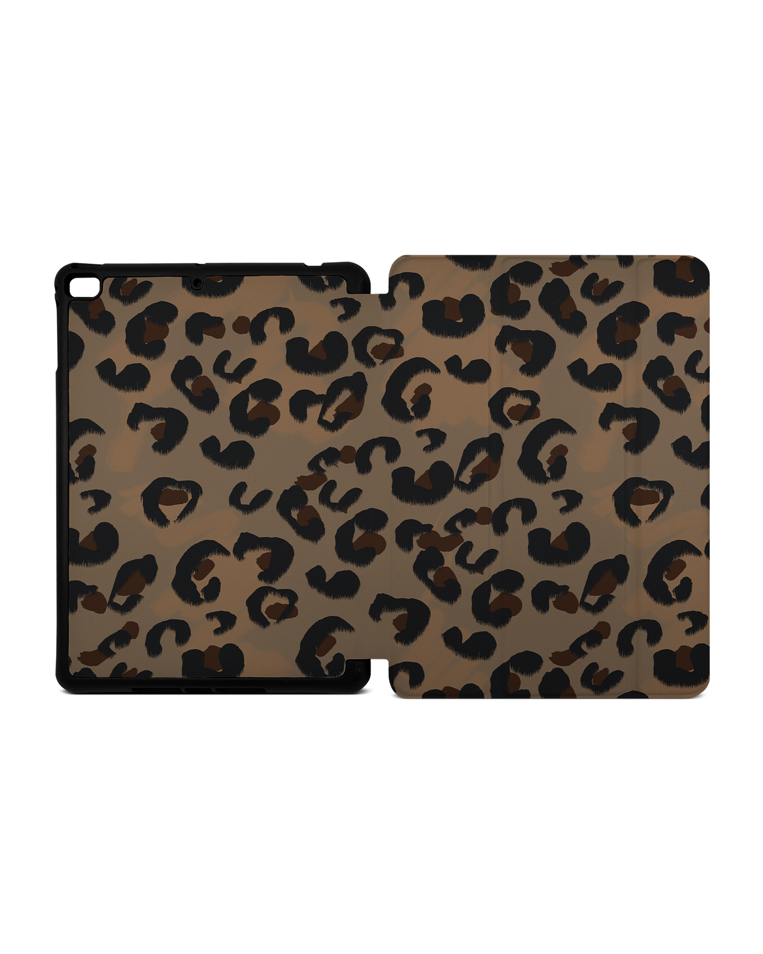Leopard Repeat iPad Hülle mit Stifthalter Apple iPad mini 5 (2019): Geöffnet Außenansicht
