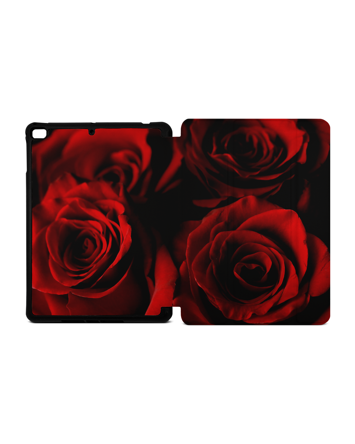 Red Roses iPad Hülle mit Stifthalter Apple iPad mini 5 (2019): Geöffnet Außenansicht
