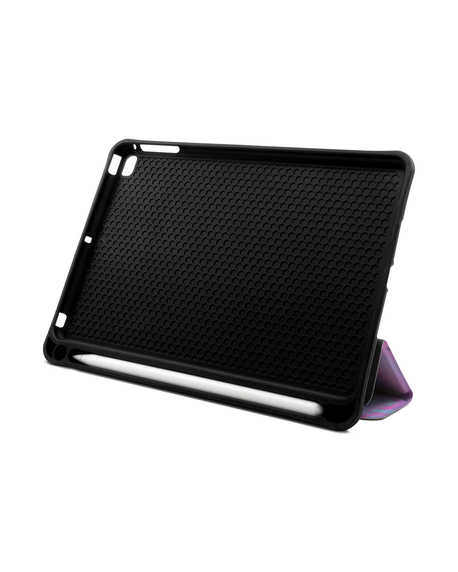 Wavey iPad Hülle mit Stifthalter Apple iPad mini 5 (2019): Aufgestellt im Querformat von vorne