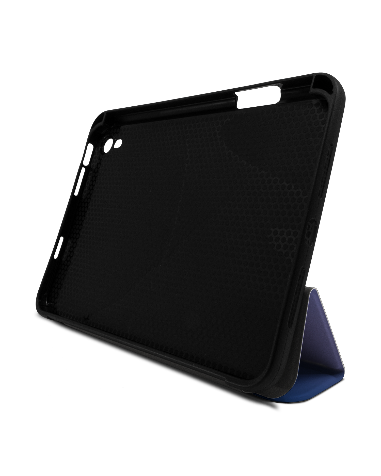 Blueberry iPad Hülle mit Stifthalter Apple iPad mini 6 (2021): Aufgestellt im Querformat von vorne