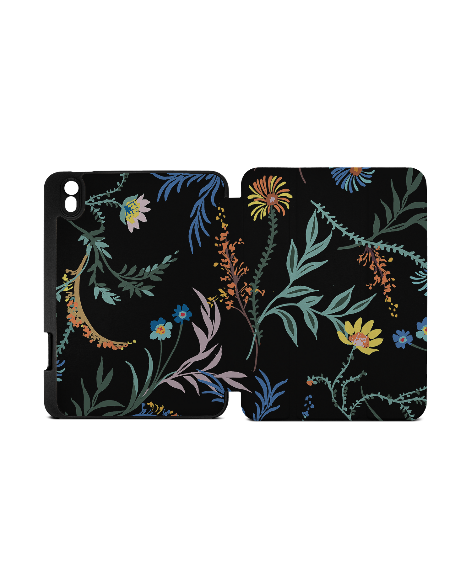 Woodland Spring Floral iPad Hülle mit Stifthalter Apple iPad mini 6 (2021): Geöffnet Außenansicht
