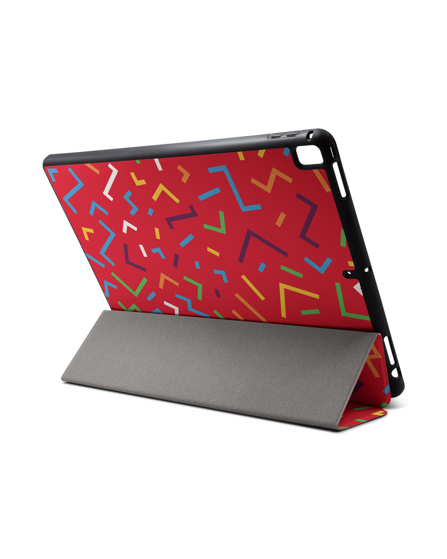 Pringles Confetti iPad Hülle mit Stifthalter für Apple iPad Pro 2 12.9'' (2017): Aufgestellt im Querformat von hinten