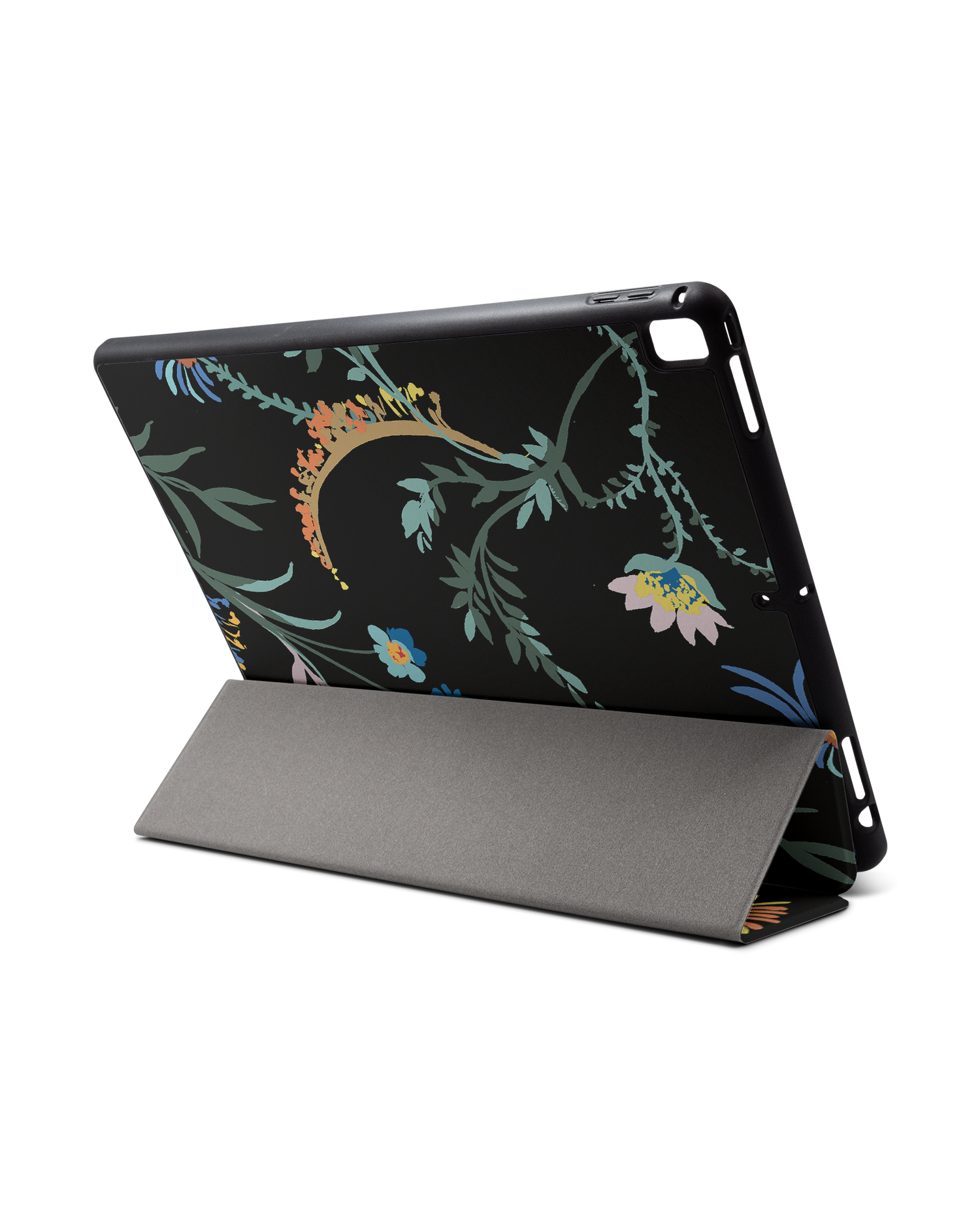 Woodland Spring Floral iPad Hülle mit Stifthalter für Apple iPad Pro 2 12.9'' (2017): Aufgestellt im Querformat von hinten