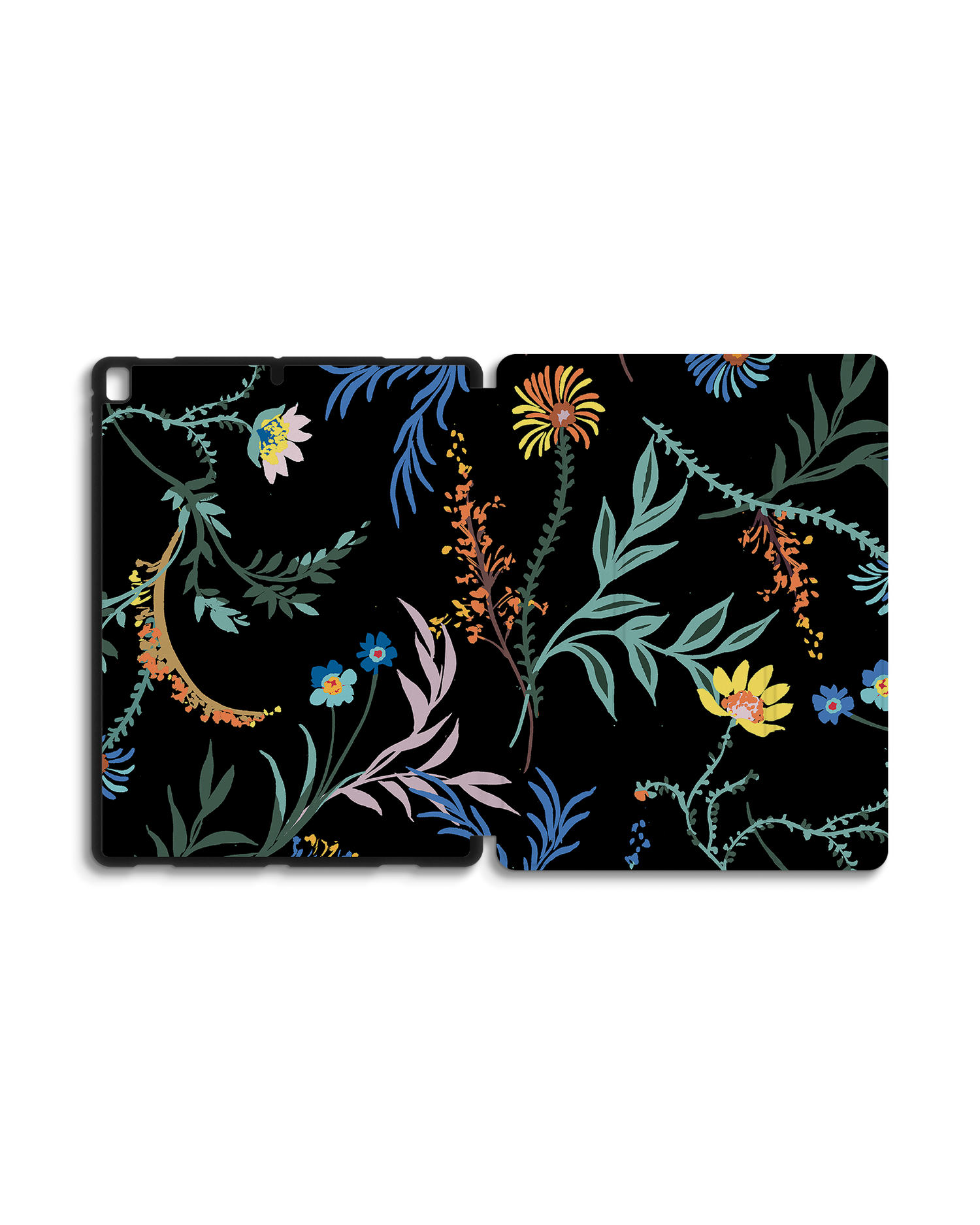 Woodland Spring Floral iPad Hülle mit Stifthalter für Apple iPad Pro 2 12.9'' (2017): Geöffnet Außenansicht