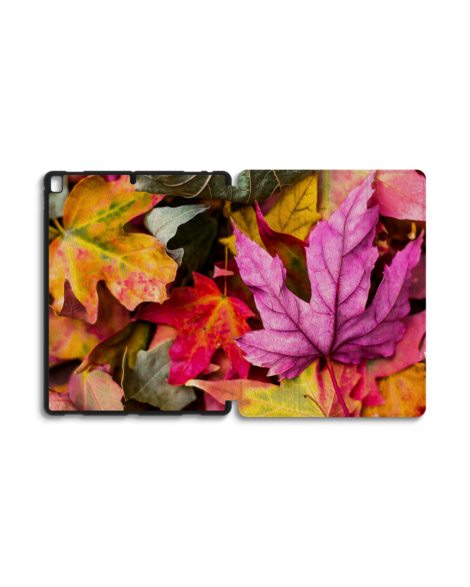 Autumn Leaves iPad Hülle mit Stifthalter für Apple iPad Pro 2 12.9'' (2017): Geöffnet Außenansicht