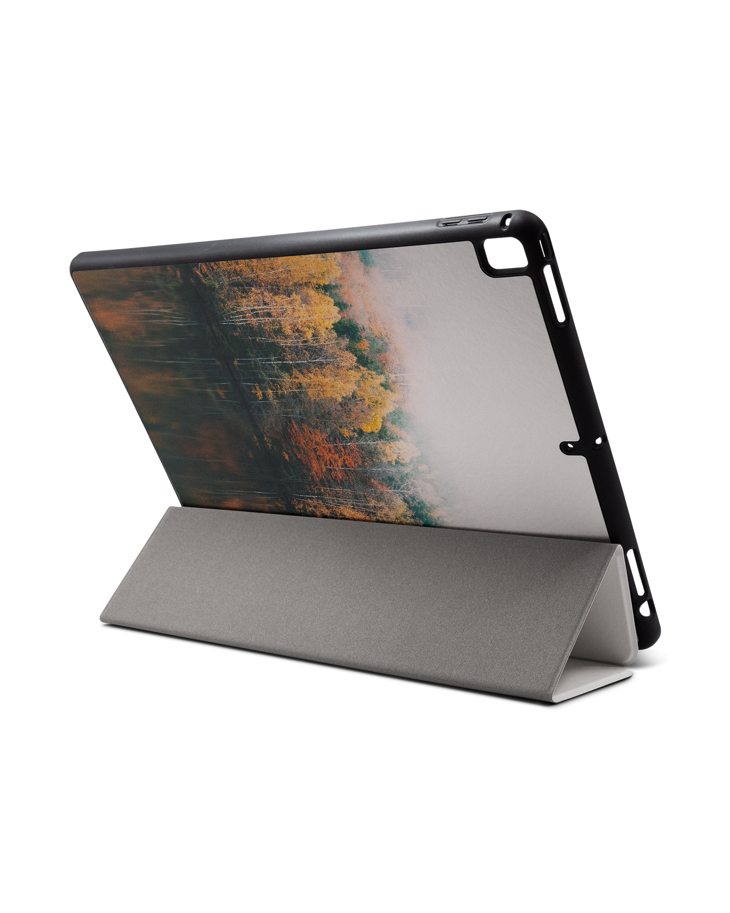 Fall Fog iPad Hülle mit Stifthalter für Apple iPad Pro 2 12.9'' (2017): Aufgestellt im Querformat von hinten