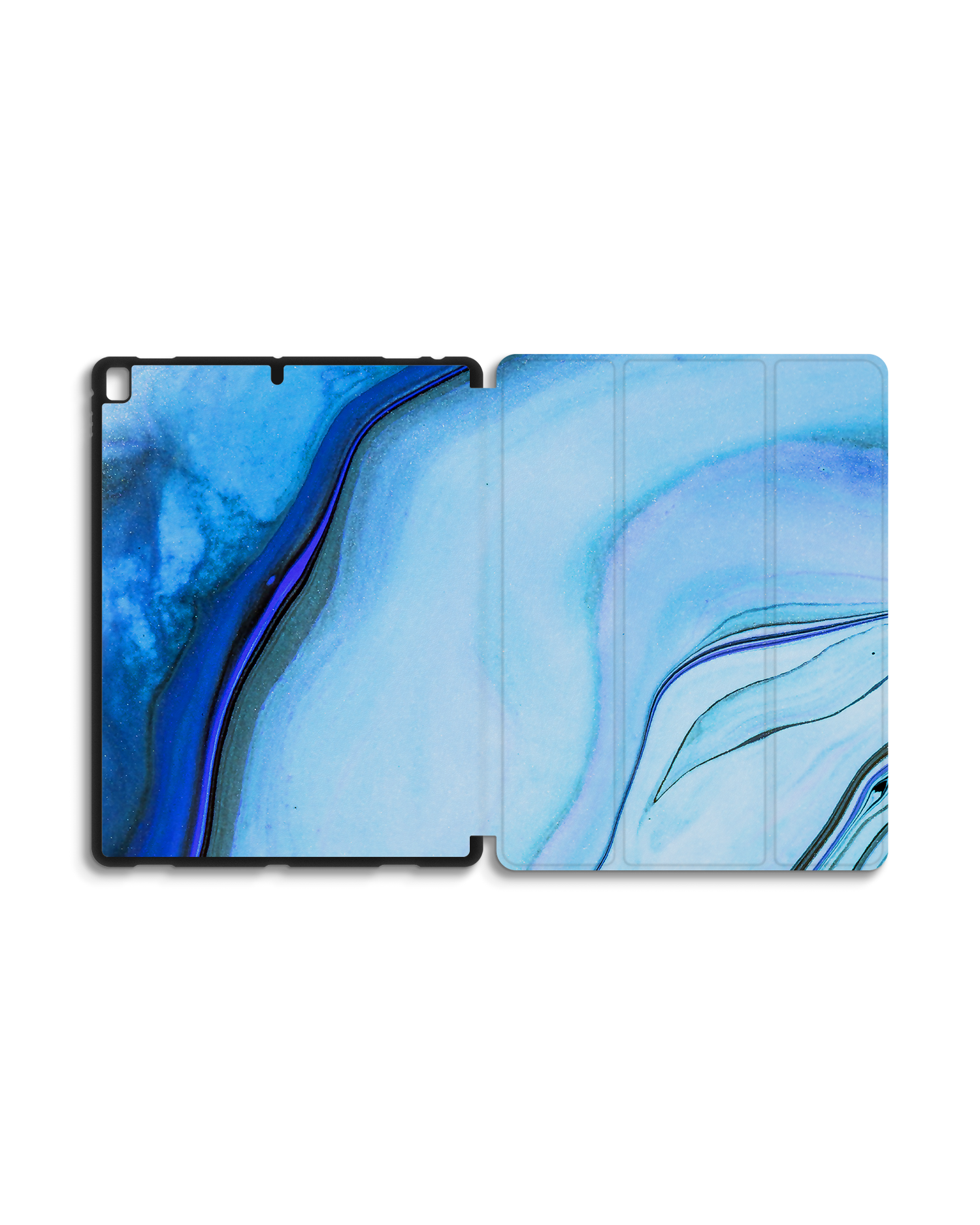 Cool Blues iPad Hülle mit Stifthalter für Apple iPad Pro 2 12.9'' (2017): Geöffnet Außenansicht