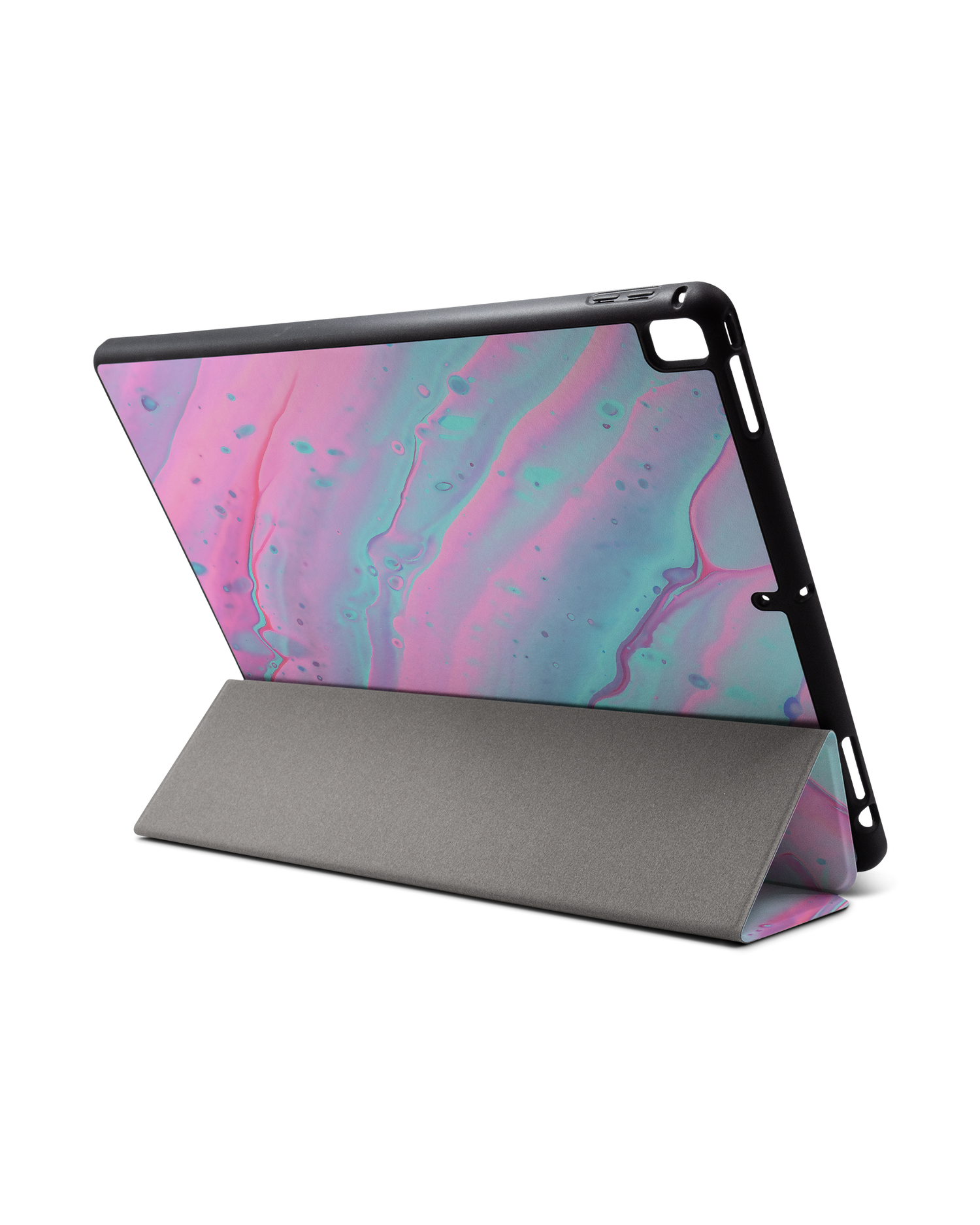 Wavey iPad Hülle mit Stifthalter für Apple iPad Pro 2 12.9'' (2017): Aufgestellt im Querformat von hinten