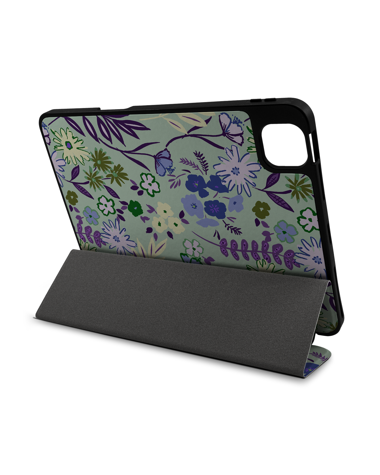 Pretty Purple Flowers iPad Hülle mit Stifthalter Apple iPad Pro 11