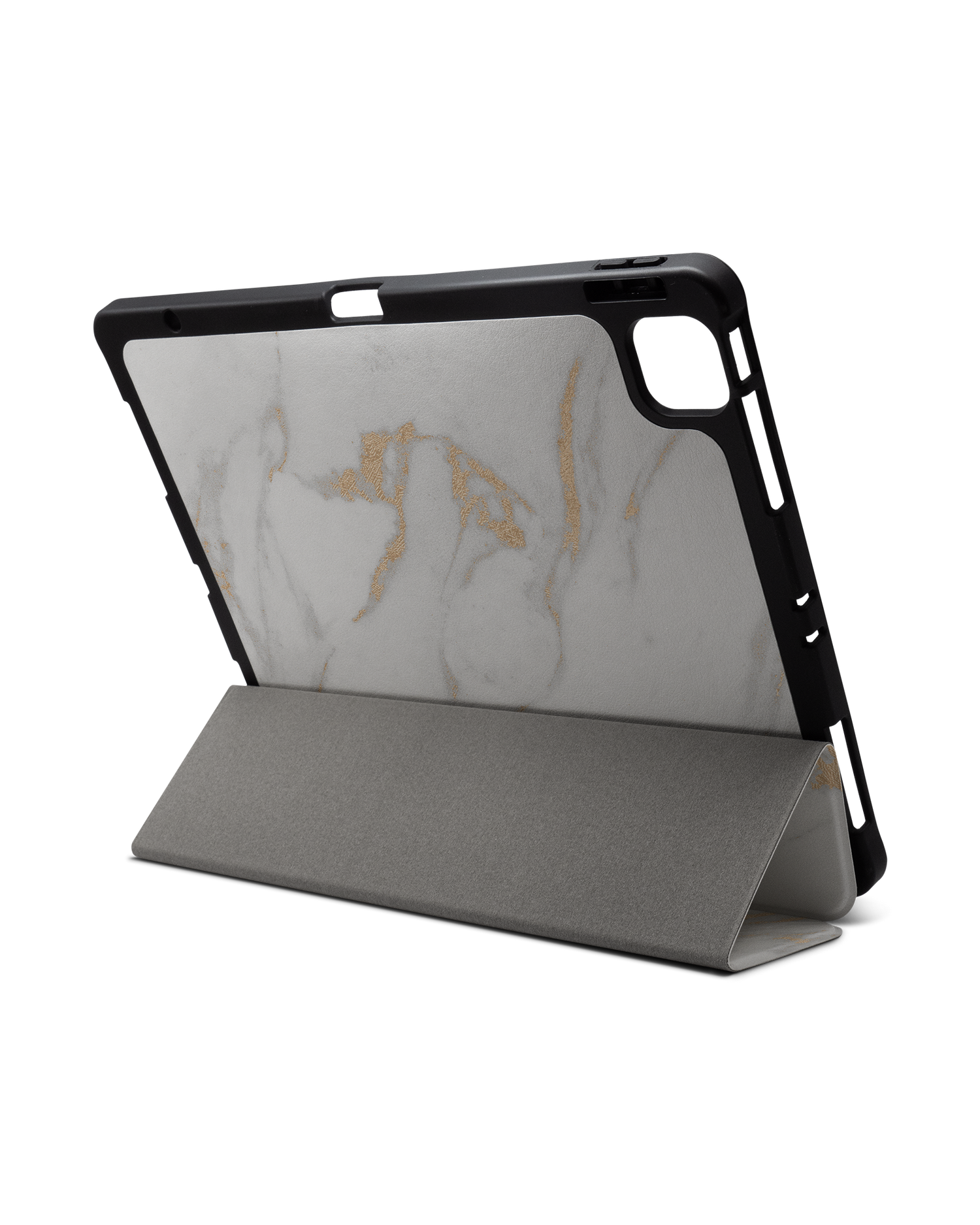 Gold Marble Elegance iPad Hülle mit Stifthalter für Apple iPad Pro 6 12.9