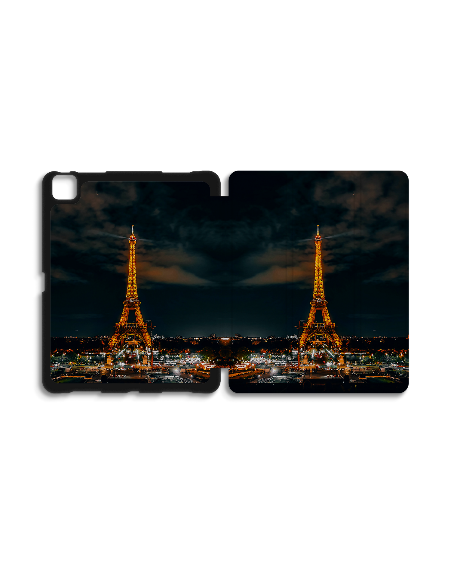 Eiffel Tower By Night iPad Hülle mit Stifthalter für Apple iPad Pro 6 12.9