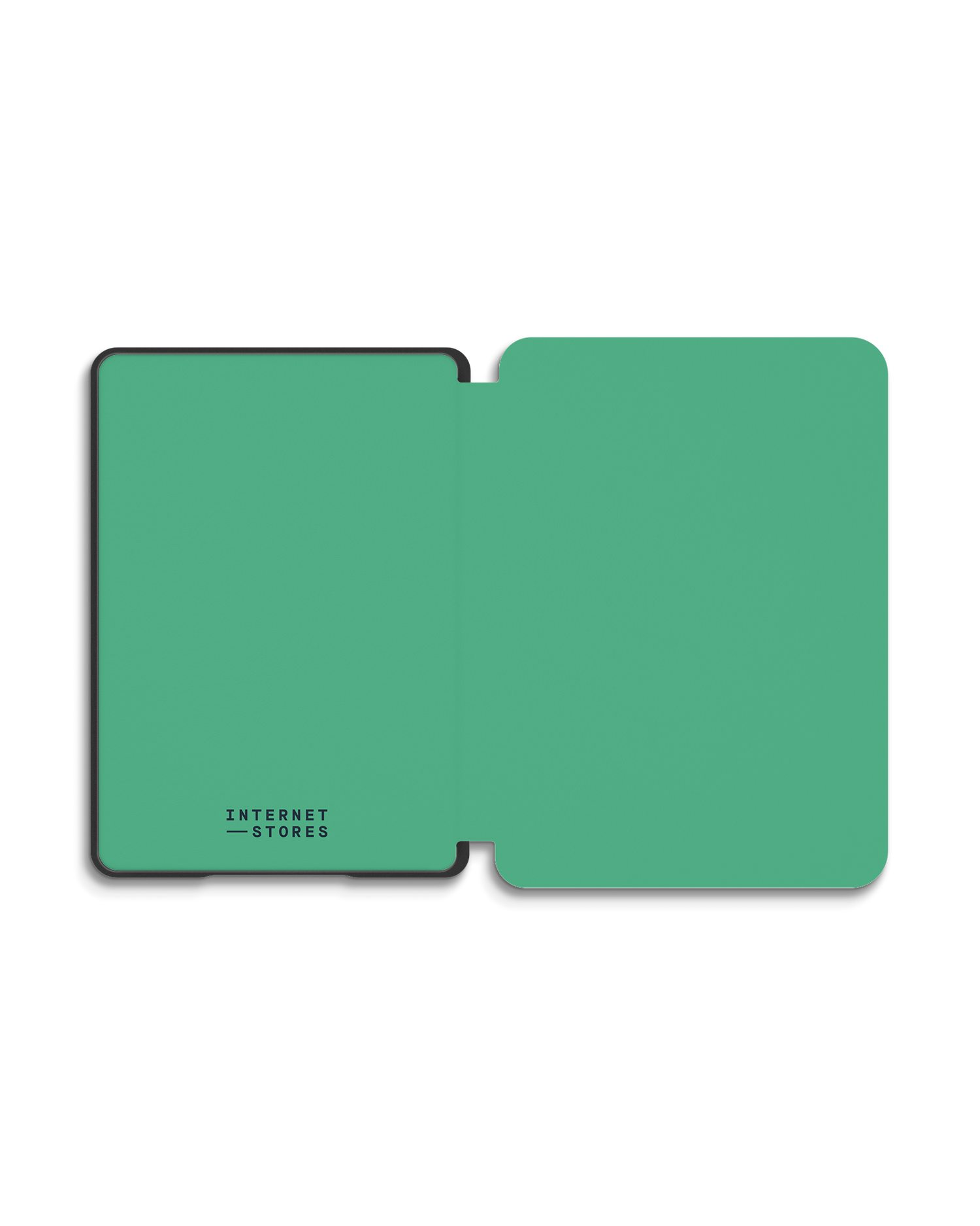 ISG Neon Green eBook Reader Smart Case für Amazon New Kindle (2019): Geöffnet Außenansicht