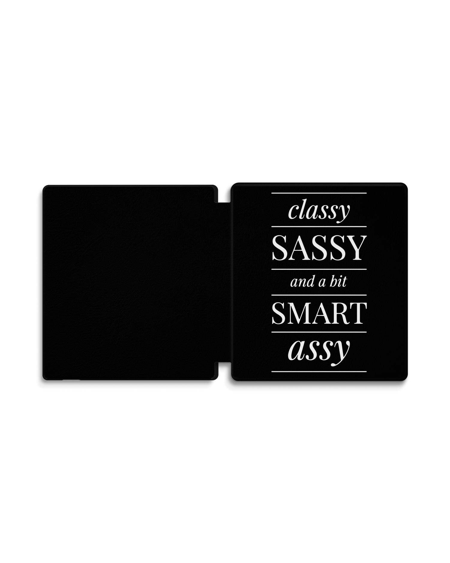 Classy Sassy eBook Reader Smart Case für Amazon Kindle Oasis: Geöffnet Außenansicht