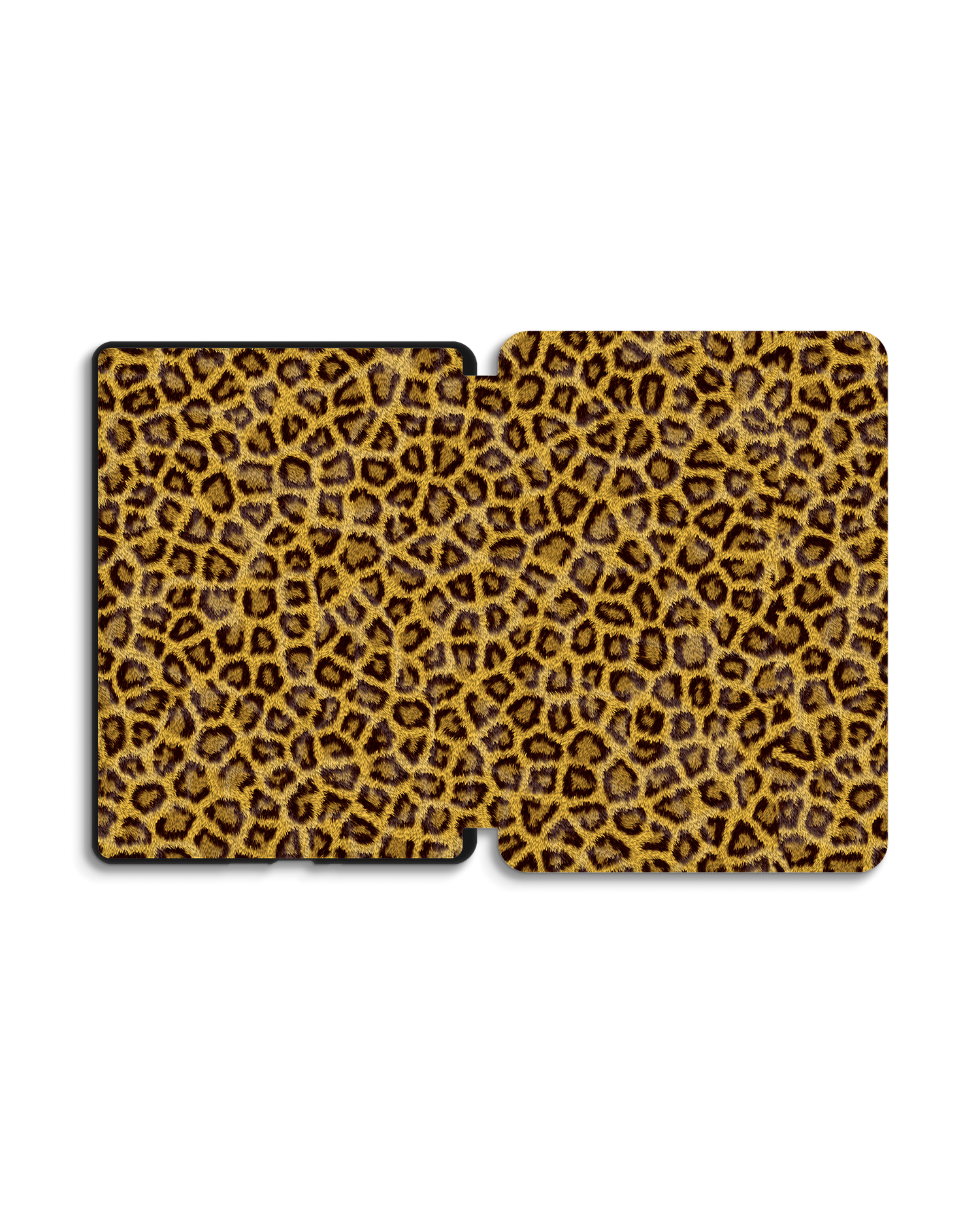 Leopard Skin eBook-Reader Smart Case für Amazon Kindle Paperwhite 5 (2021), Amazon Kindle Paperwhite 5 Signature Edition (2021): Geöffnet Außenansicht