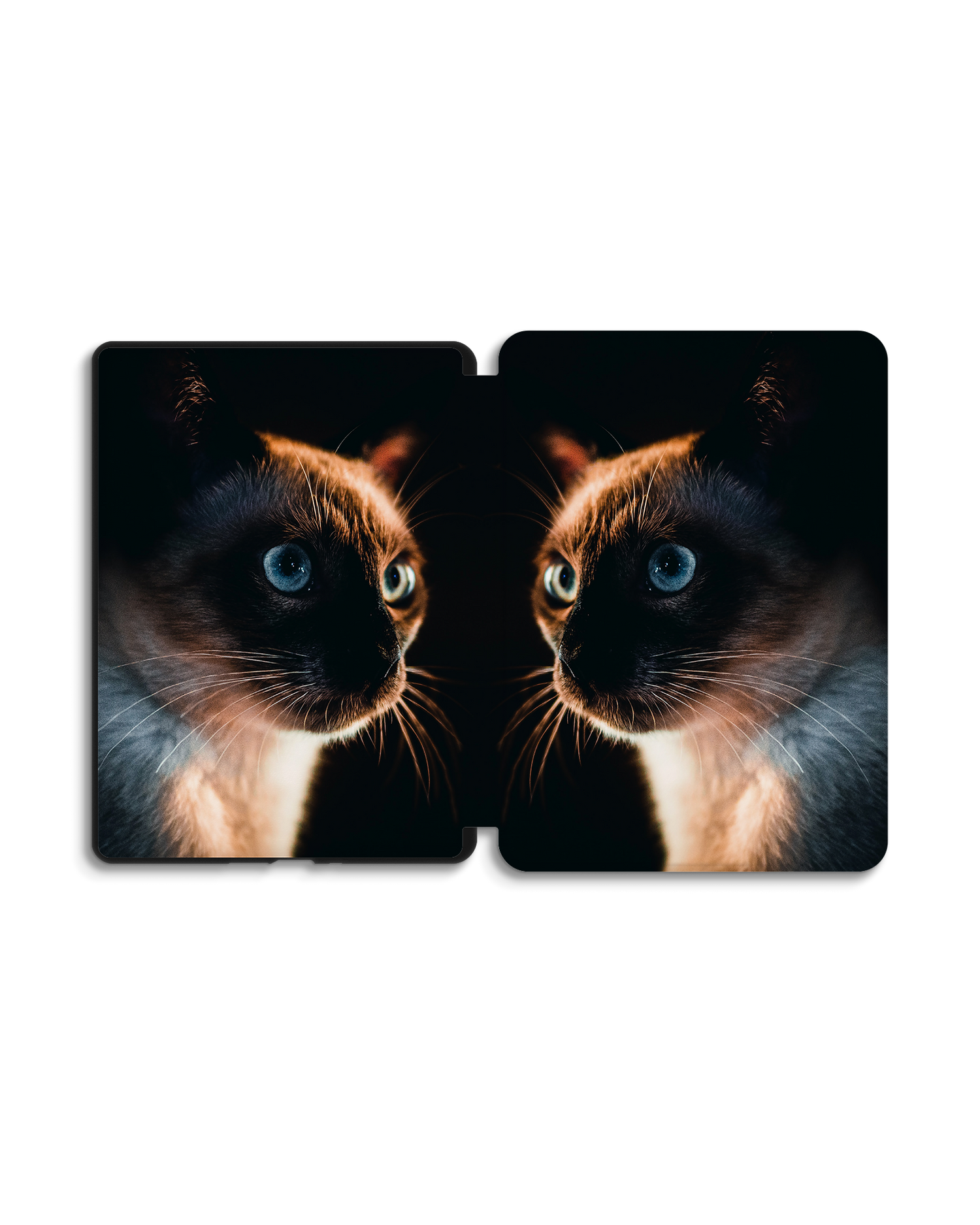 Siamese Cat eBook-Reader Smart Case für Amazon Kindle Paperwhite 5 (2021), Amazon Kindle Paperwhite 5 Signature Edition (2021): Geöffnet Außenansicht