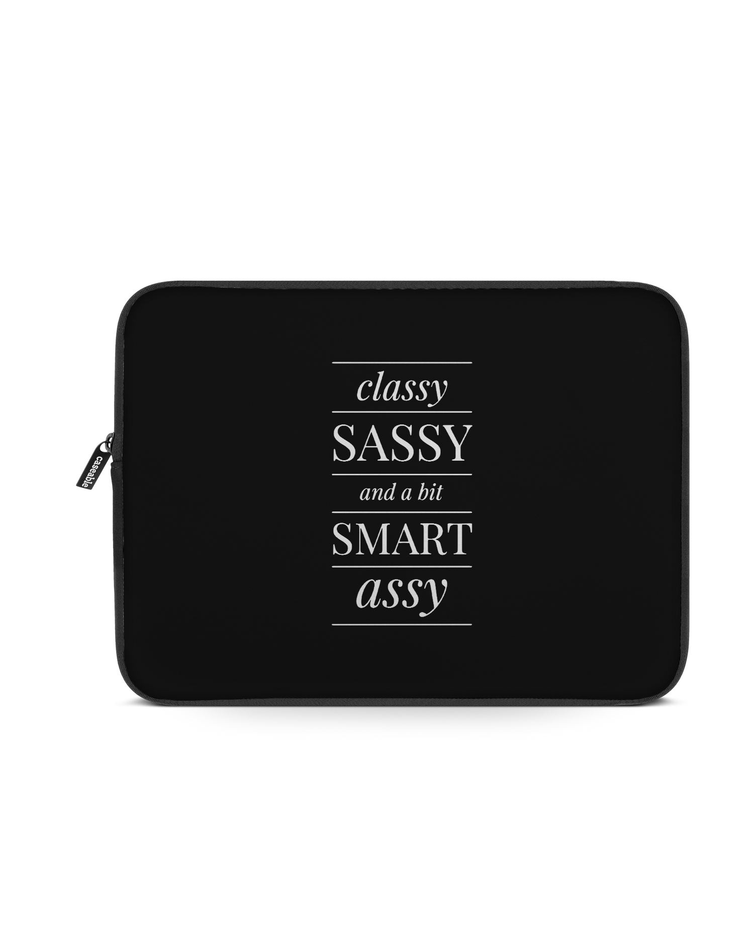Classy Sassy Laptophülle 13 Zoll: Vorderansicht