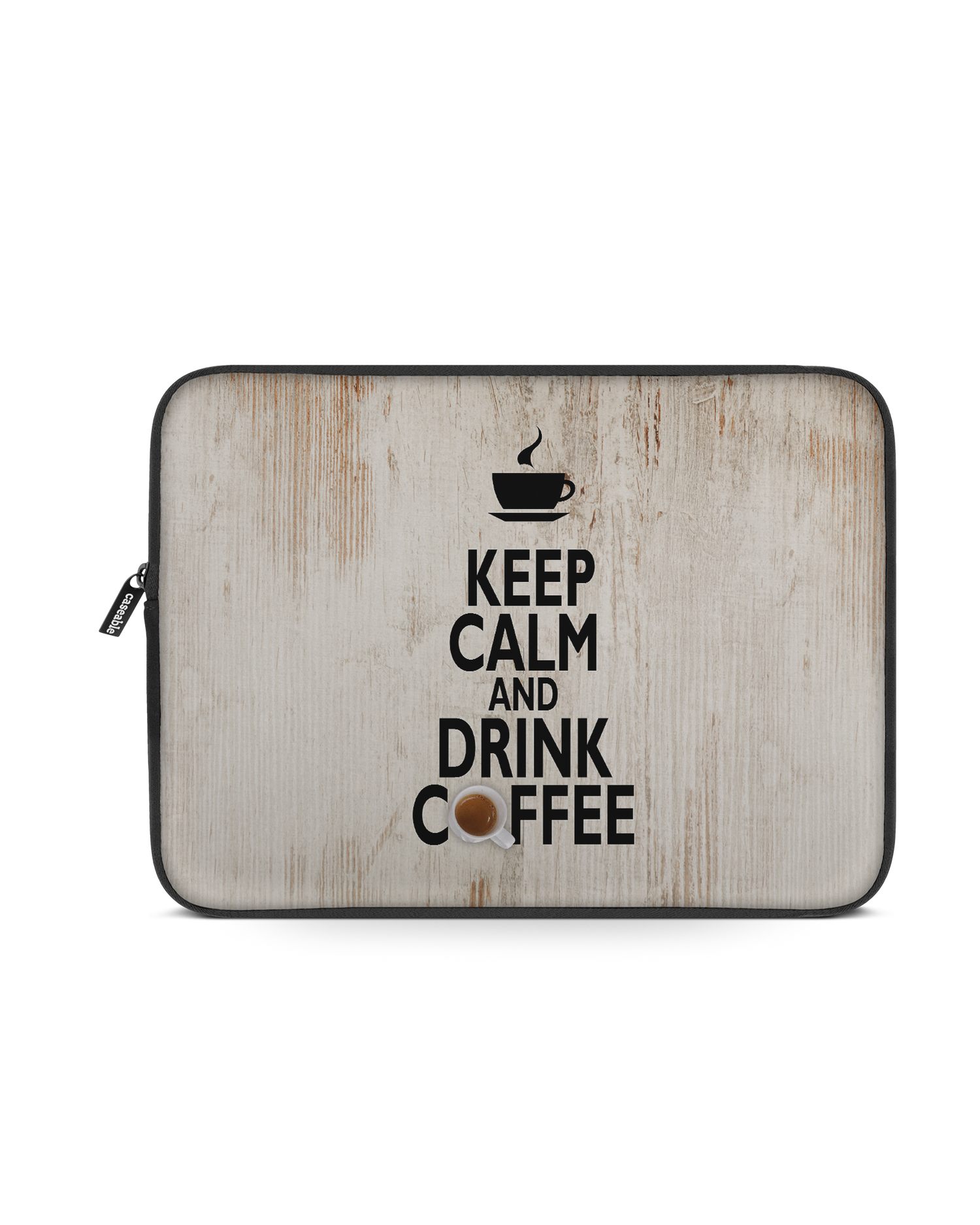 Drink Coffee Laptophülle 13 Zoll: Vorderansicht