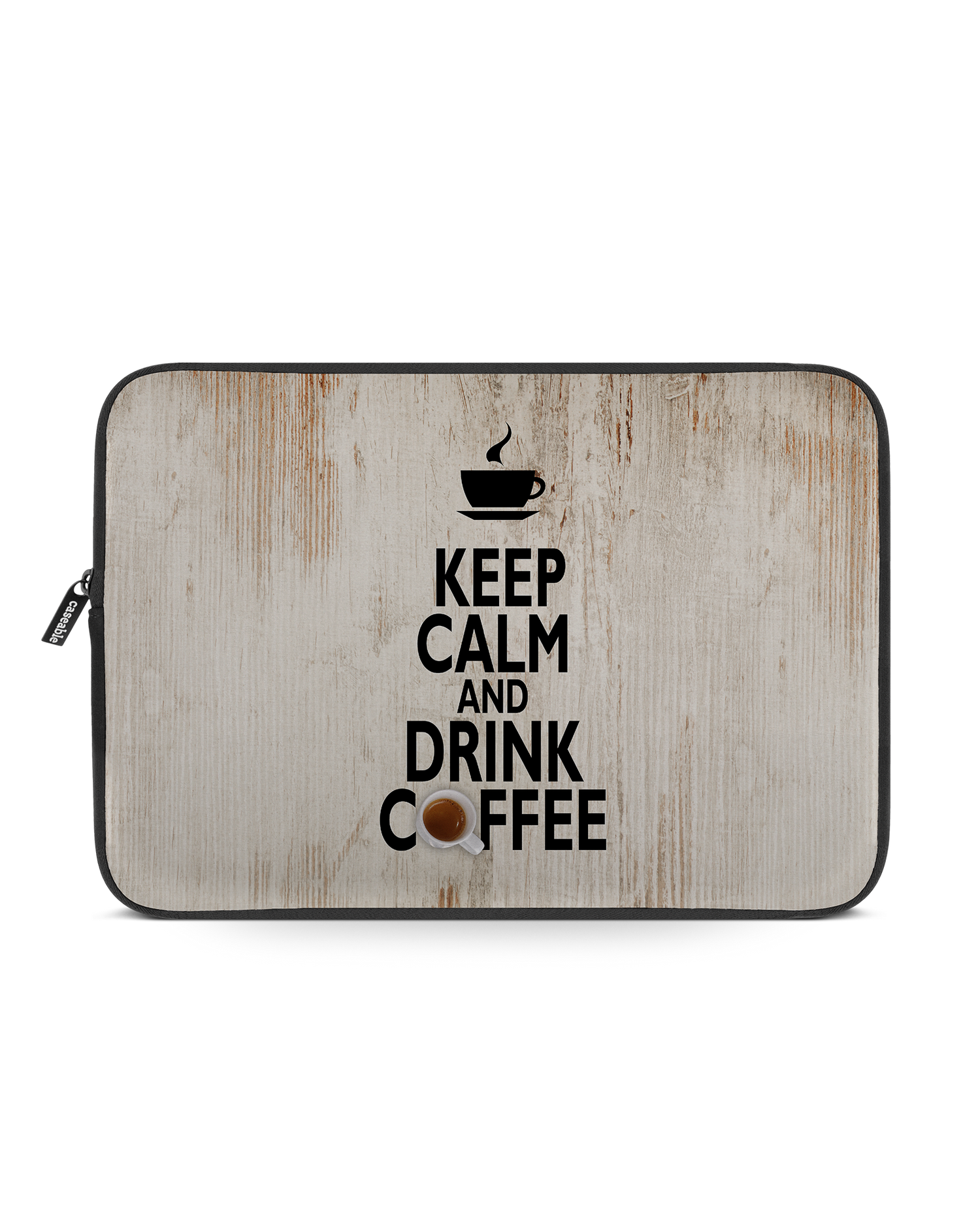 Drink Coffee Laptophülle 14 Zoll: Vorderansicht