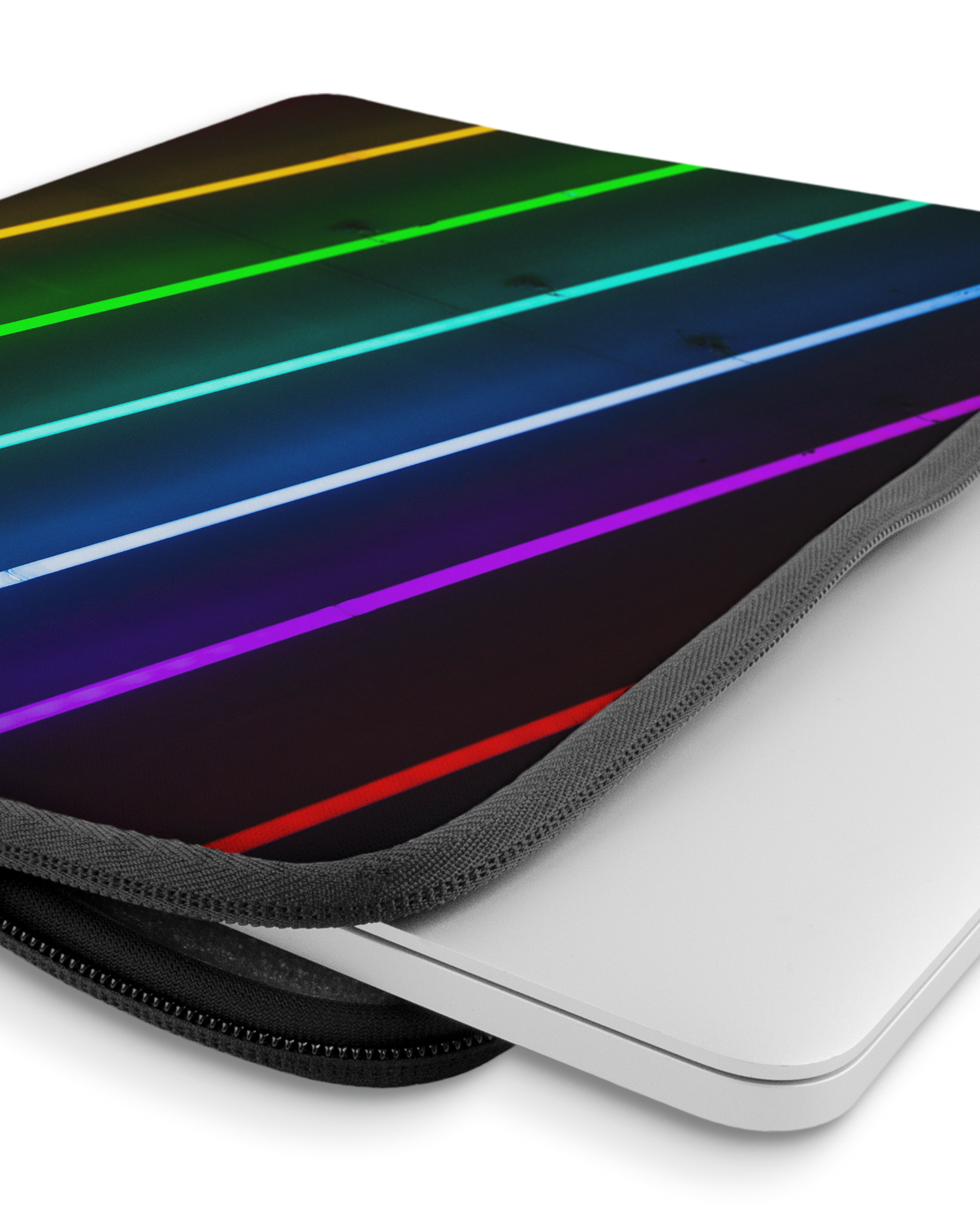 LGBTQ Laptophülle 14 Zoll mit Gerät im Inneren