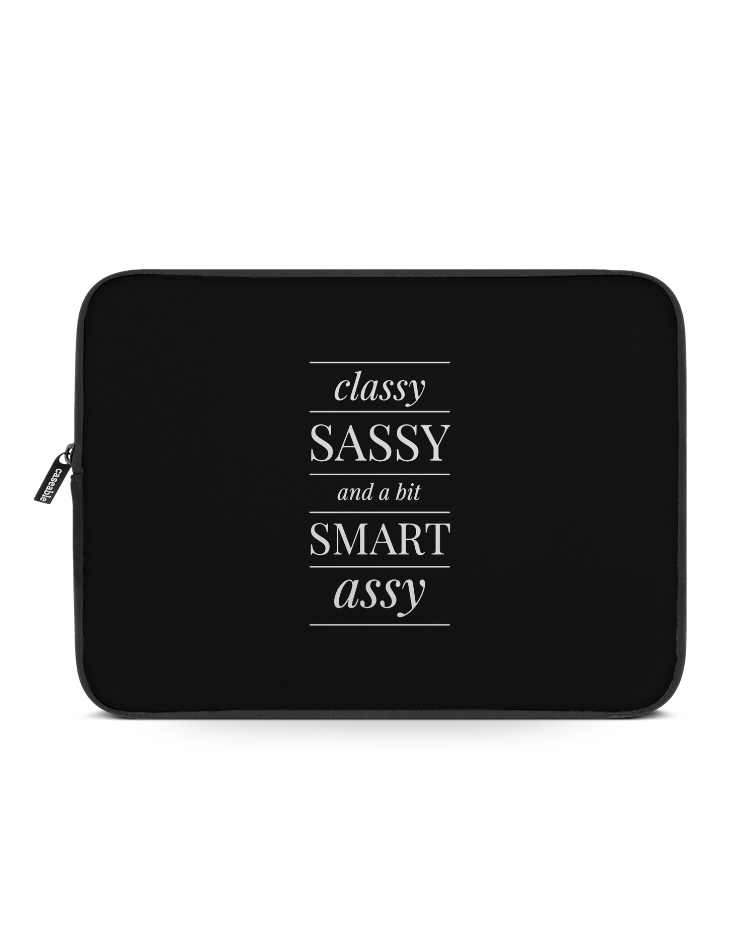 Classy Sassy Laptophülle 15 Zoll: Vorderansicht