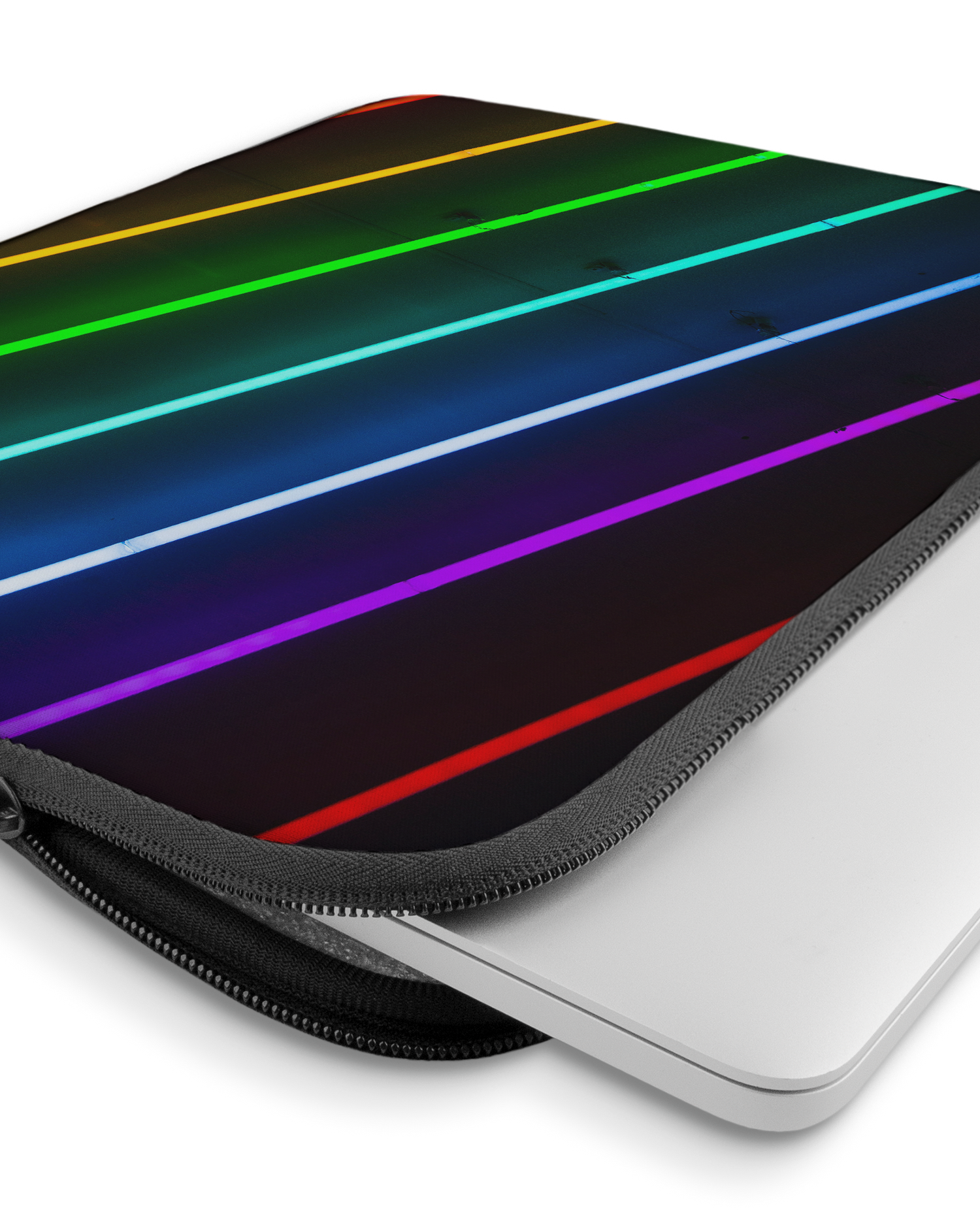 LGBTQ Laptophülle 15 Zoll mit Gerät im Inneren