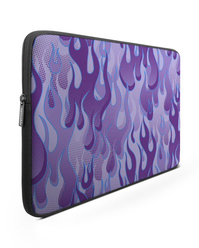 Purple Flames Laptophülle 16 Zoll