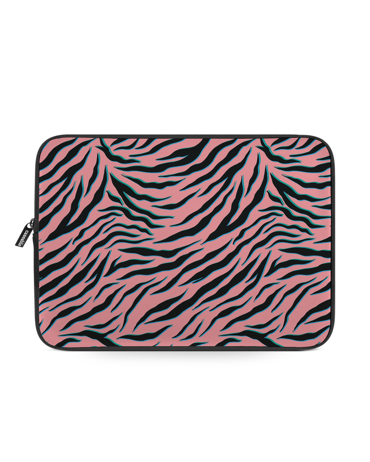 Pink Zebra Laptophülle 13-14 Zoll: Vorderansicht