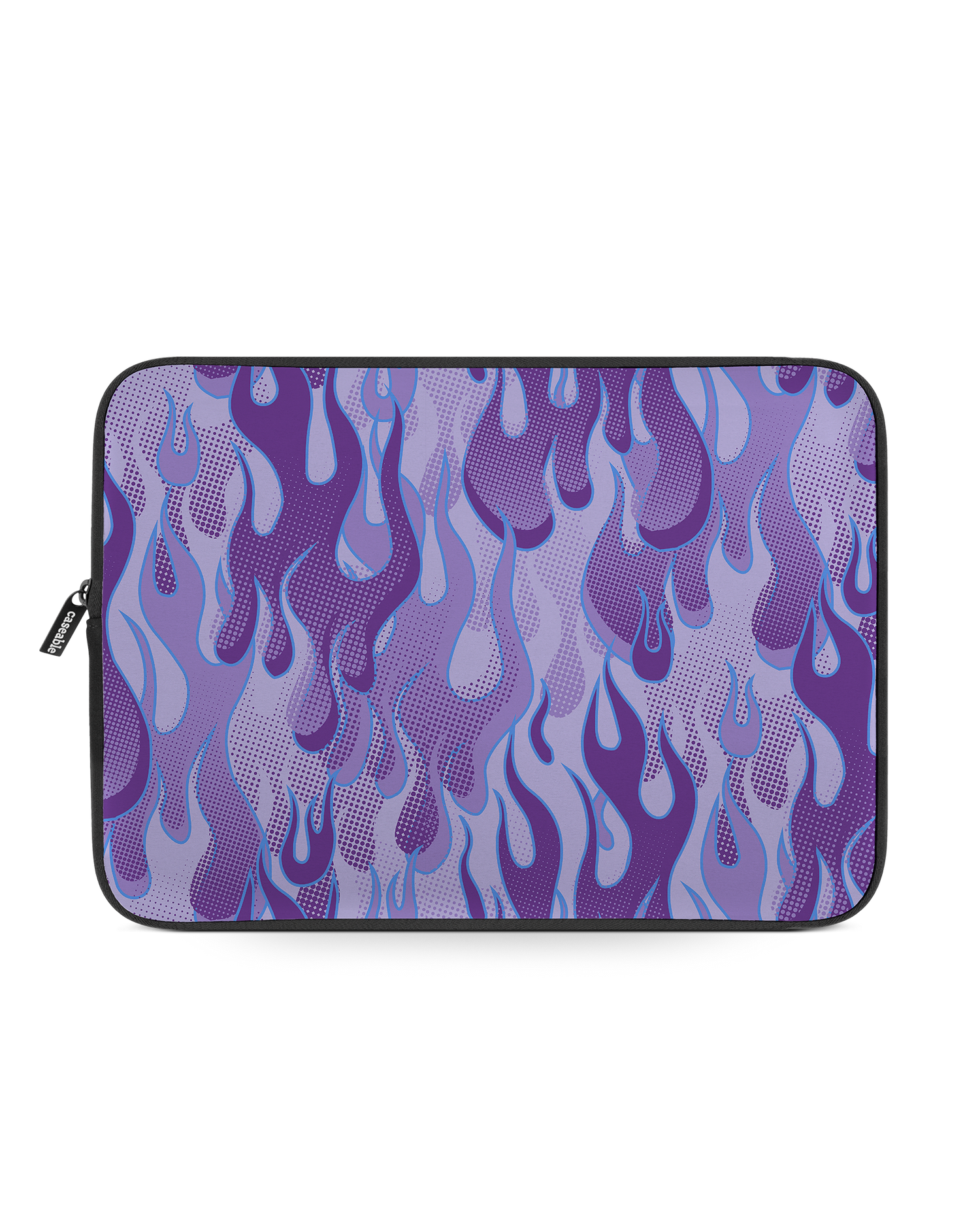 Purple Flames Laptophülle 13-14 Zoll: Vorderansicht