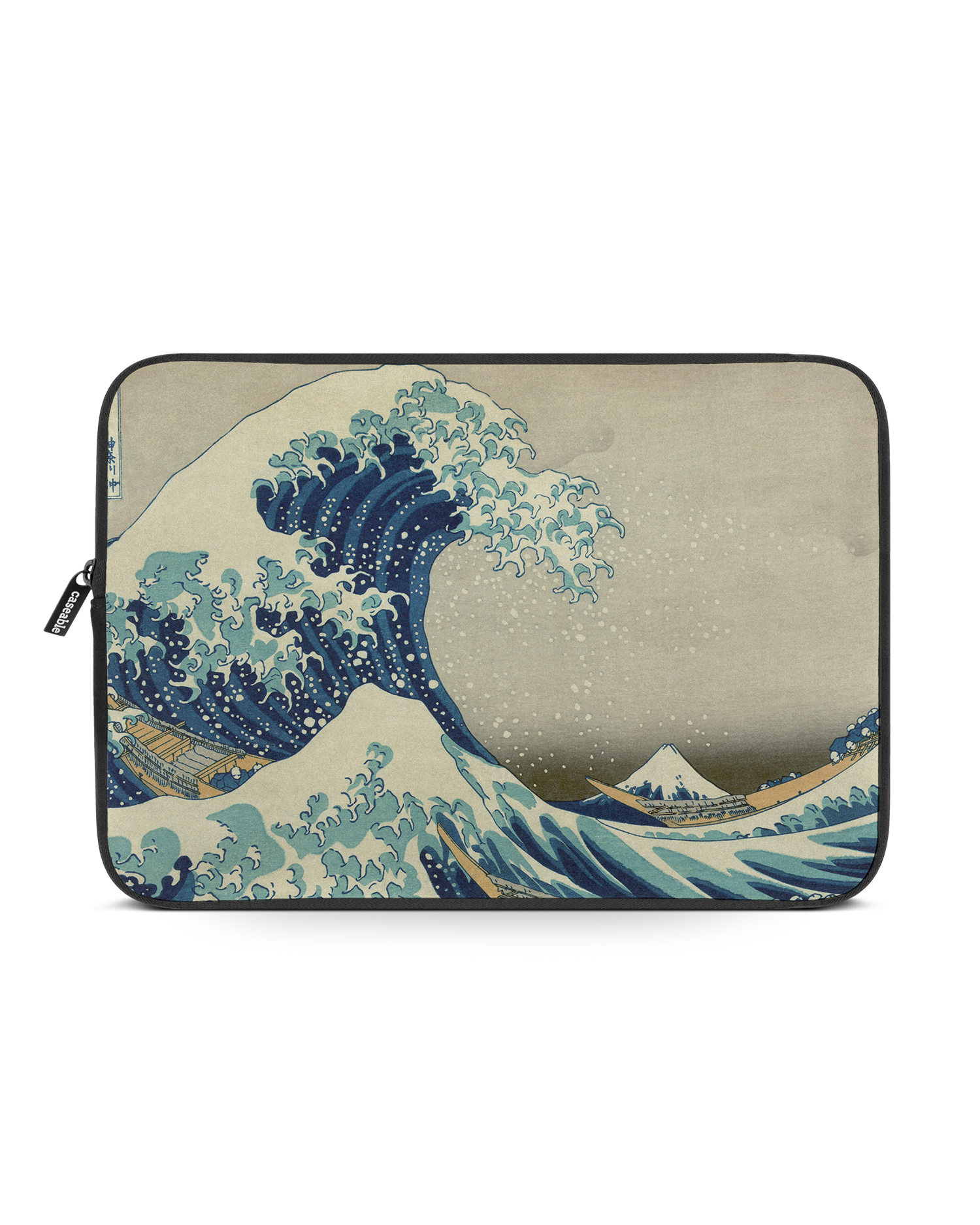 Great Wave Off Kanagawa By Hokusai Laptophülle 15-16 Zoll: Vorderansicht