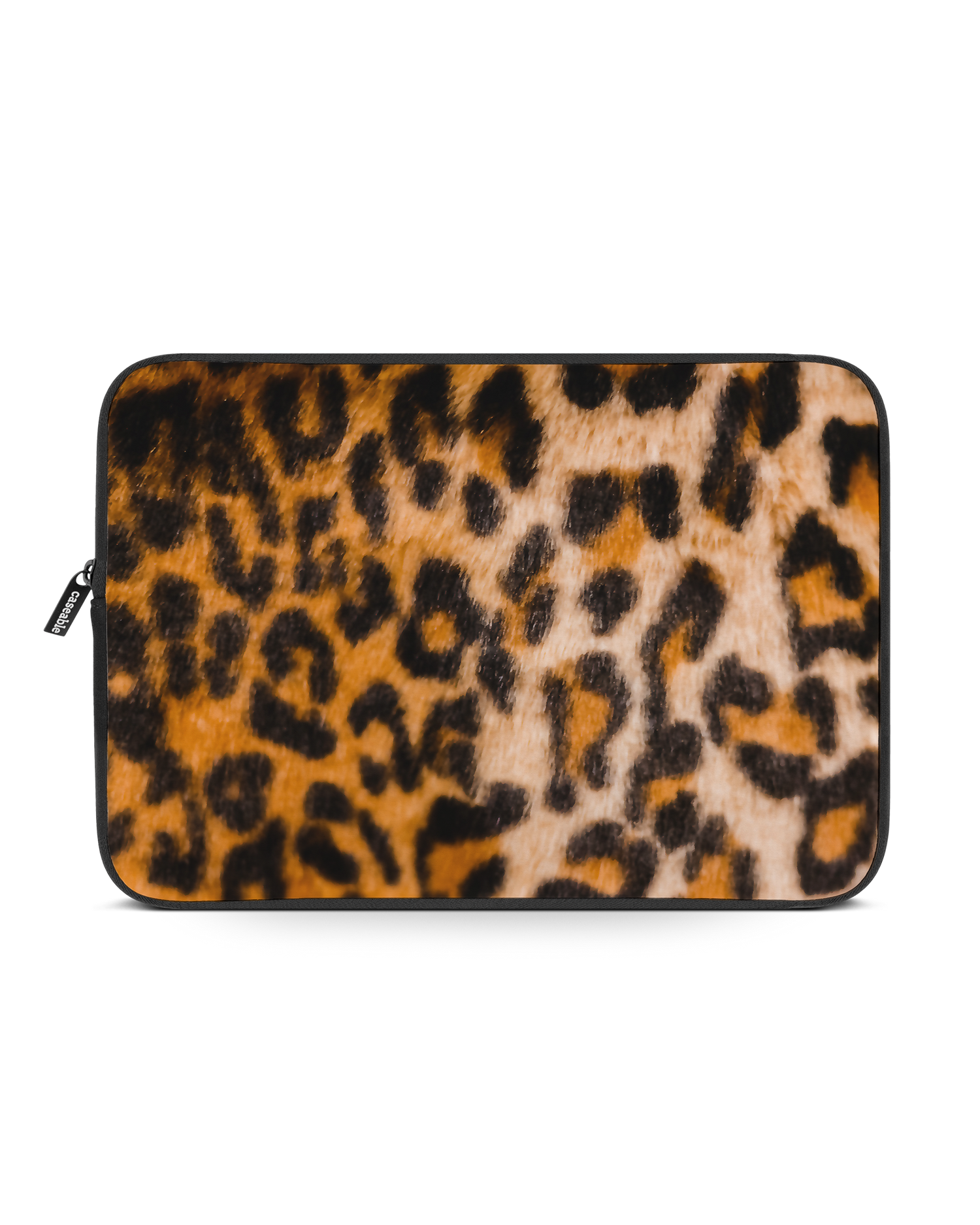 Leopard Pattern Laptophülle 15-16 Zoll: Vorderansicht