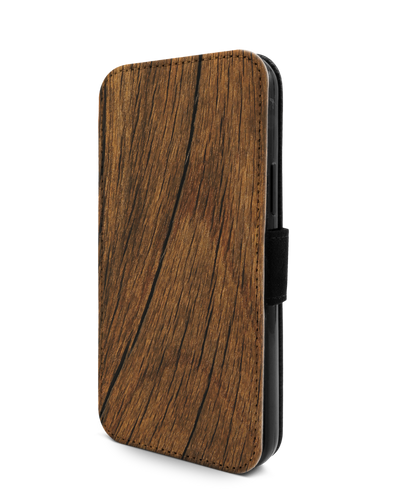 Wood Handy Klapphülle Apple iPhone 12, Apple iPhone 12 Pro