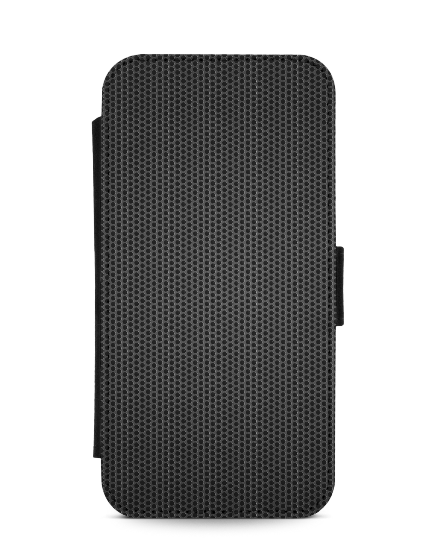 Carbon II Handy Klapphülle Apple iPhone 12, Apple iPhone 12 Pro: Vorderansicht