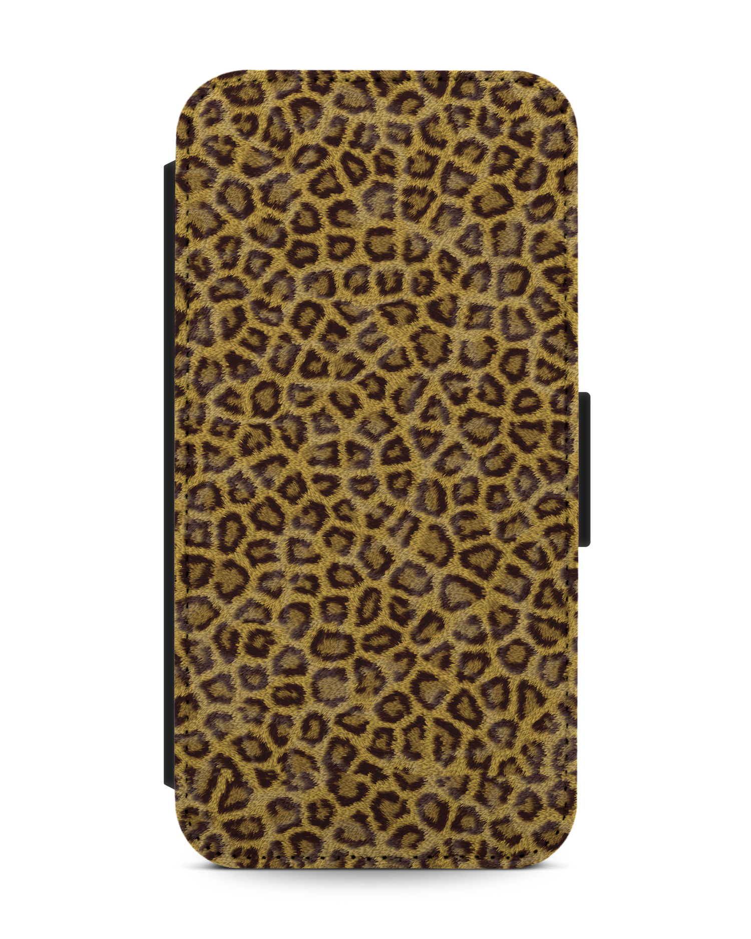 Leopard Skin Handy Klapphülle Apple iPhone 13 Pro: Vorderansicht